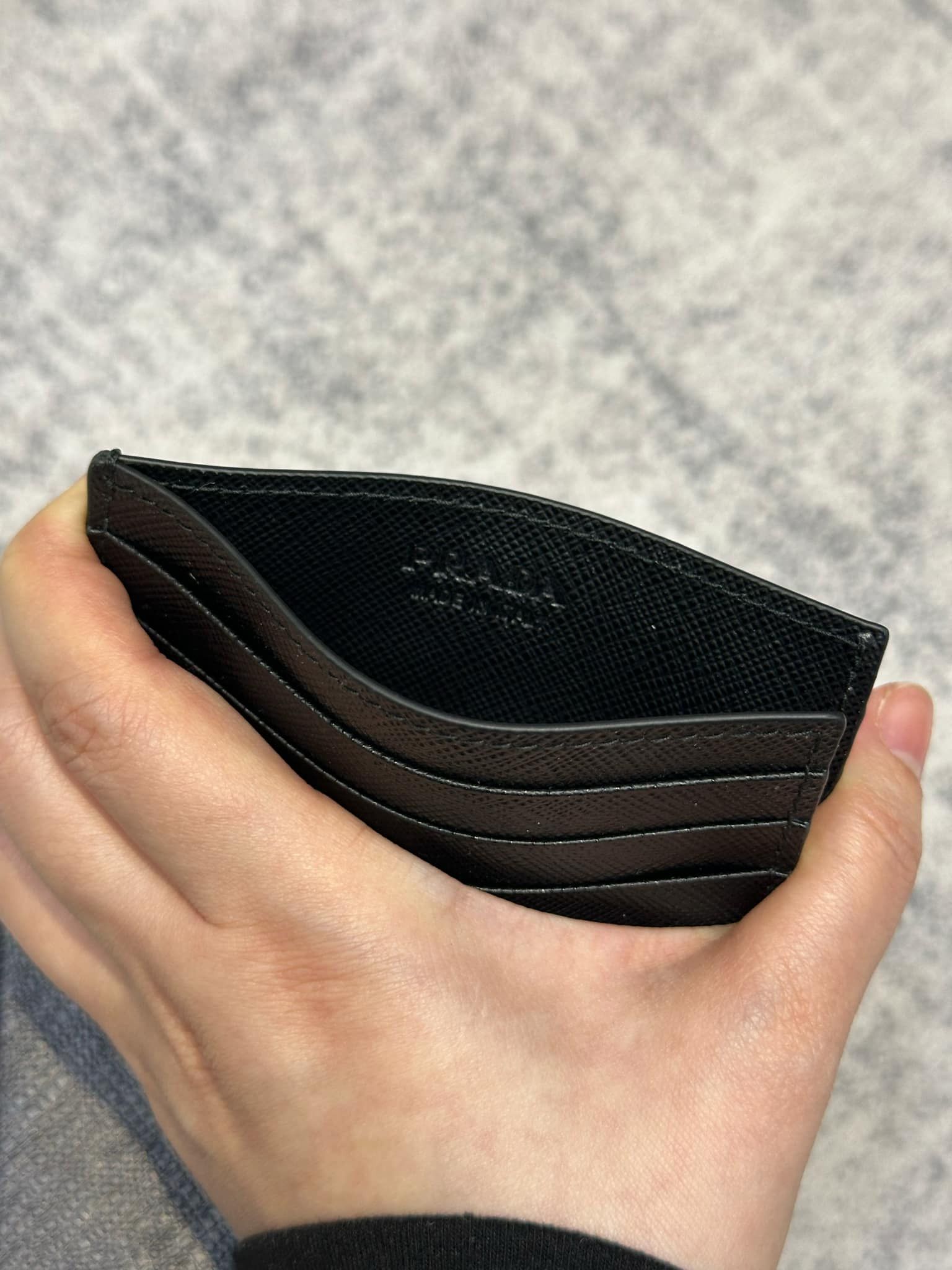 Prada PRADA Saffiano Leather Card Holder Size ONE SIZE - 4 Thumbnail