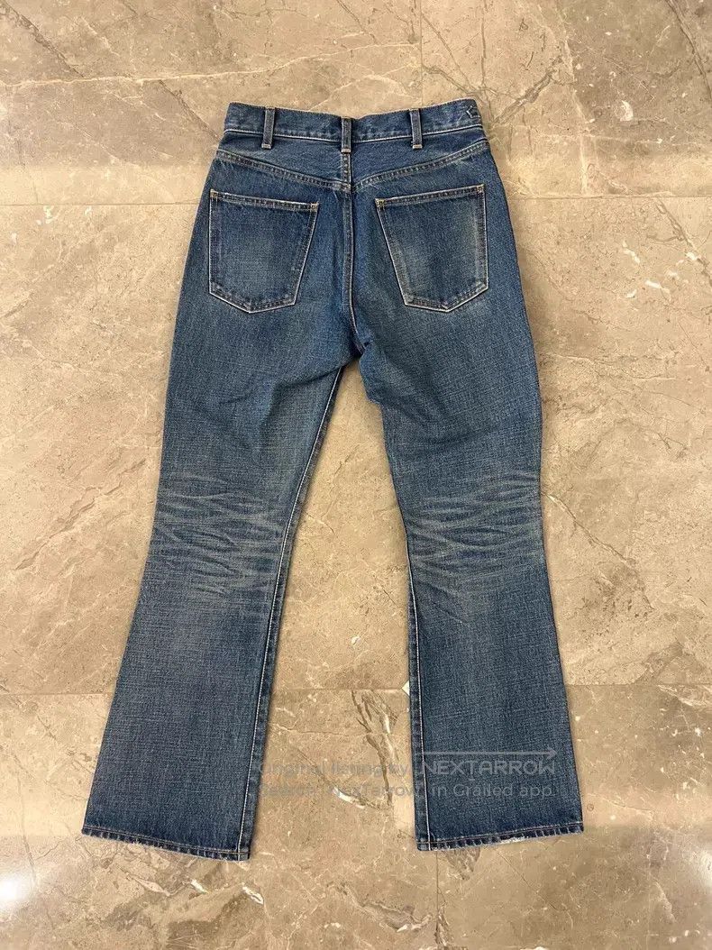 Celine CELINE Lock Buckle Gold Label Flare Jeans Size US 27 - 2 Thumbnail