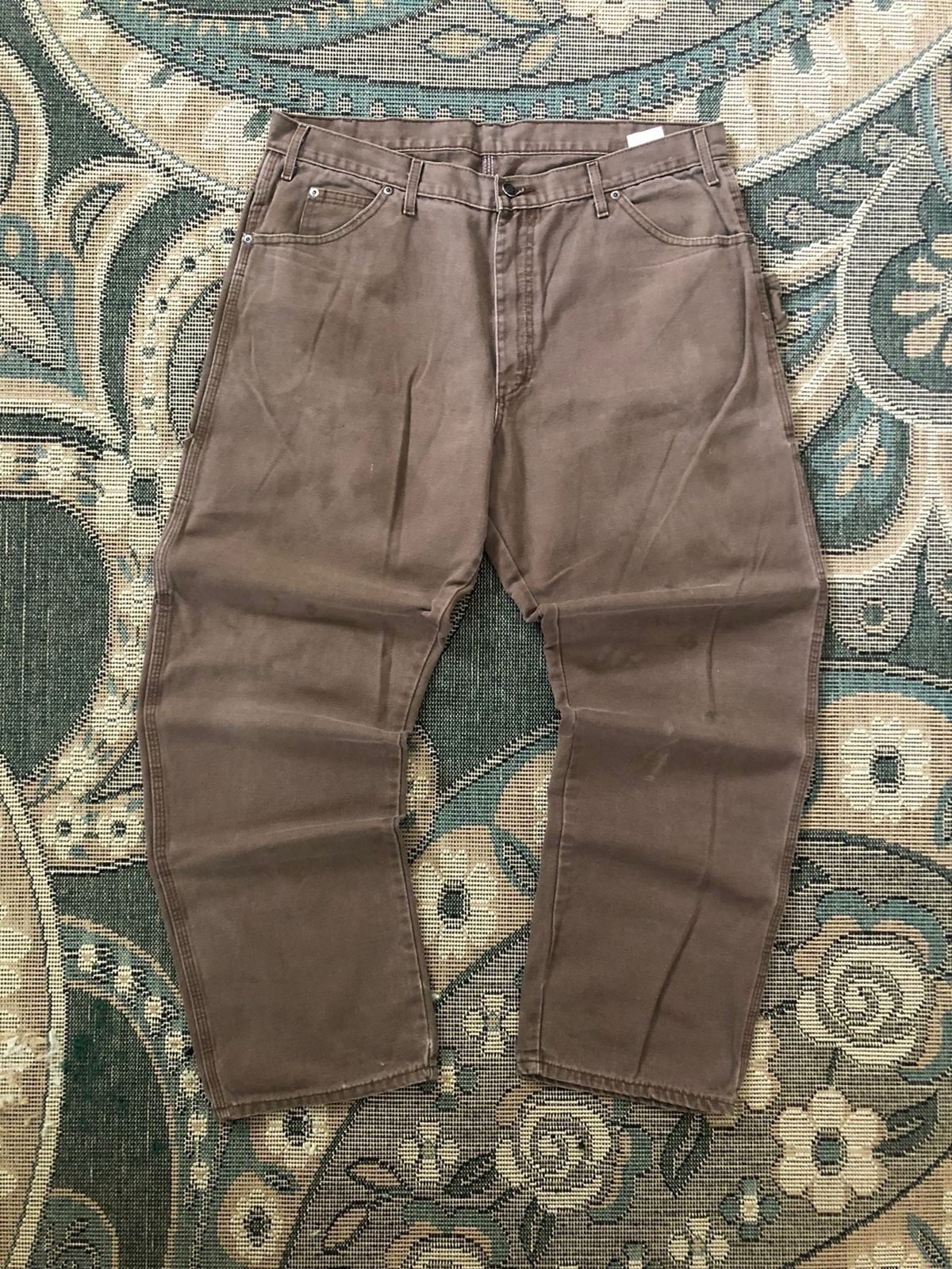 Dickies Pants dickies dark brown carpenter Size US 36 / EU 52 - 2 Thumbnail
