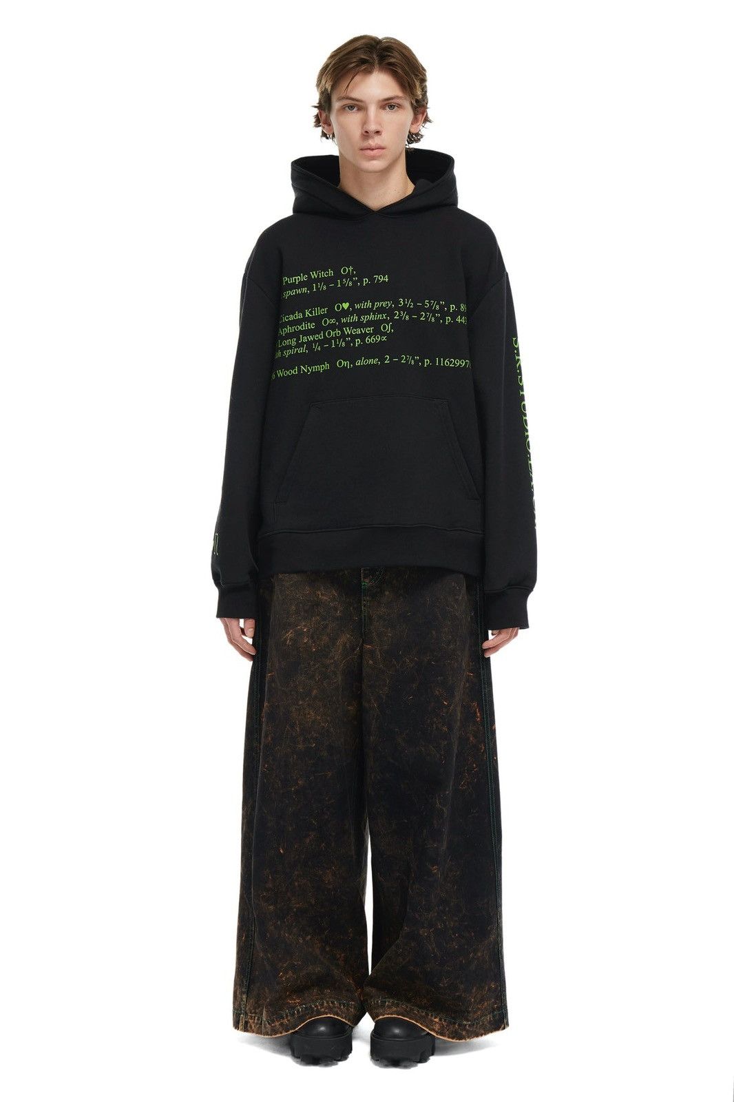 Sterling Ruby S. R. Studios Insect Index Oversized Hoodie Size US XS / EU 42 / 0 - 12 Thumbnail