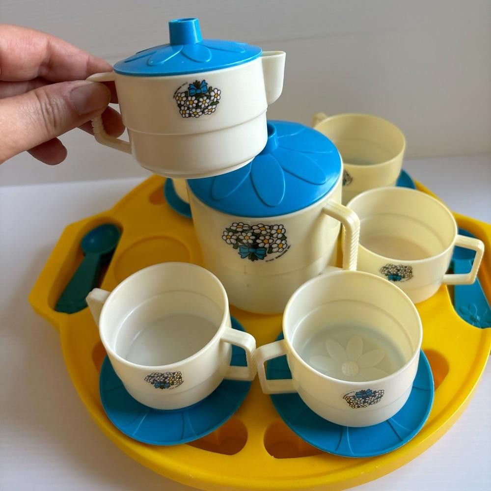 Designer Vintage fisher price tea set with platter Size ONE SIZE - 4 Thumbnail