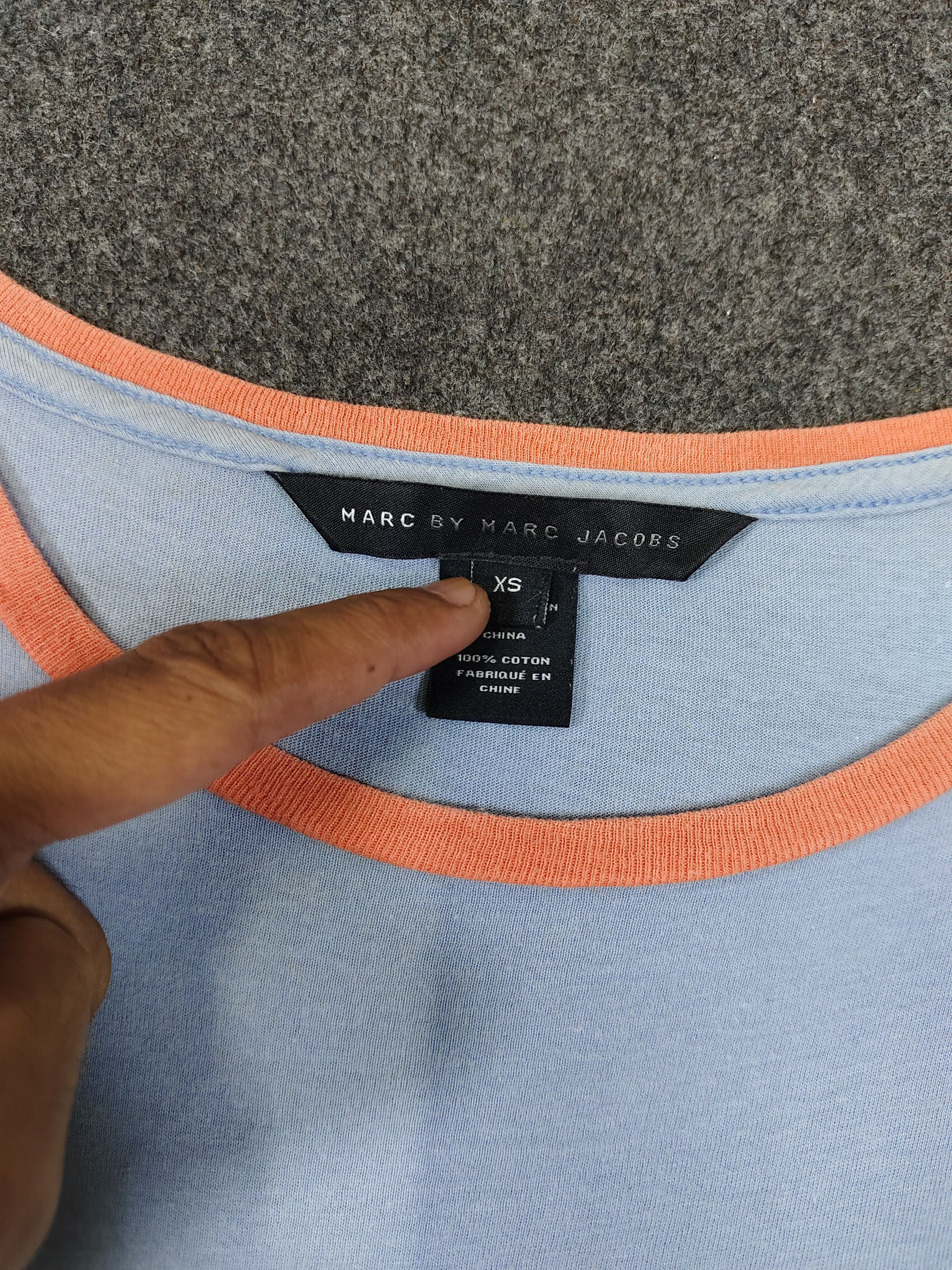 Marc by Marc Jacobs Marc Jacobs- Colorblock Geometric Monogram Panel Tshirt Size M / US 6-8 / IT 42-44 - 6 Thumbnail