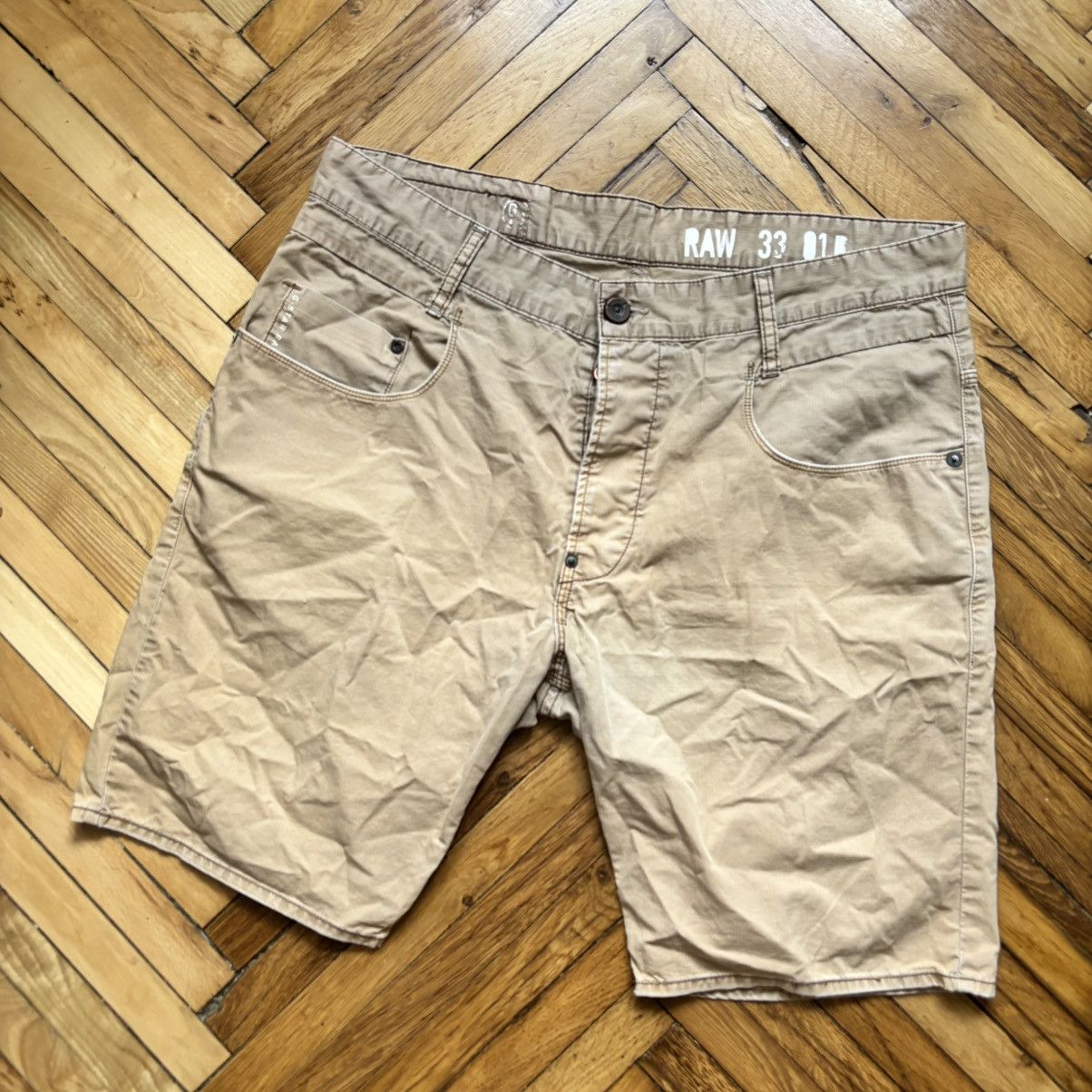 G-Star Mens Vintage G Star Raw Cargo Shorts rare army Y2K Size US 31 - 2 Thumbnail