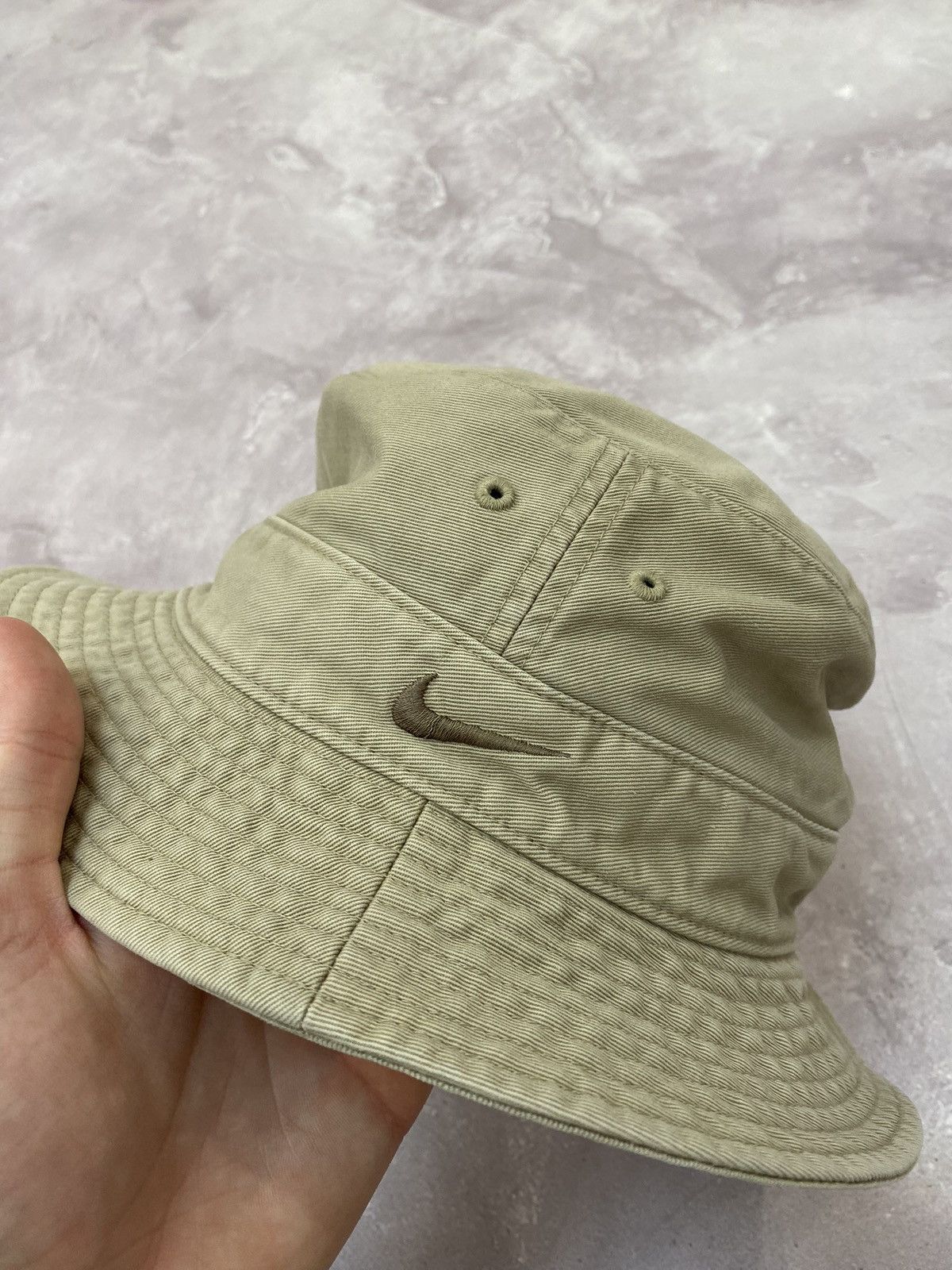 Nike Vintage Nike Swoosh Logo Bucket Hat Panama Size ONE SIZE - 3 Thumbnail