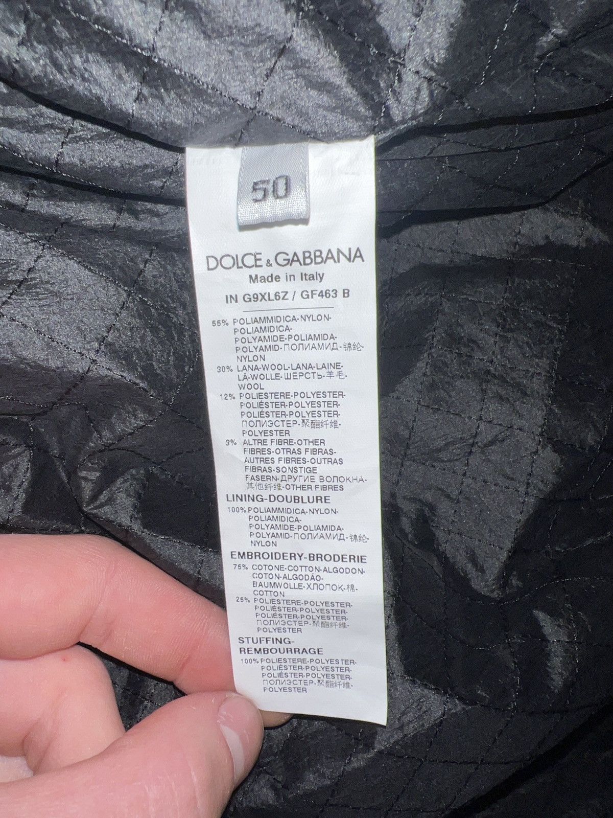 Dolce & Gabbana Dolce. & Gabbana jacket / bomber puff print Size US L / EU 52-54 / 3 - 11 Thumbnail