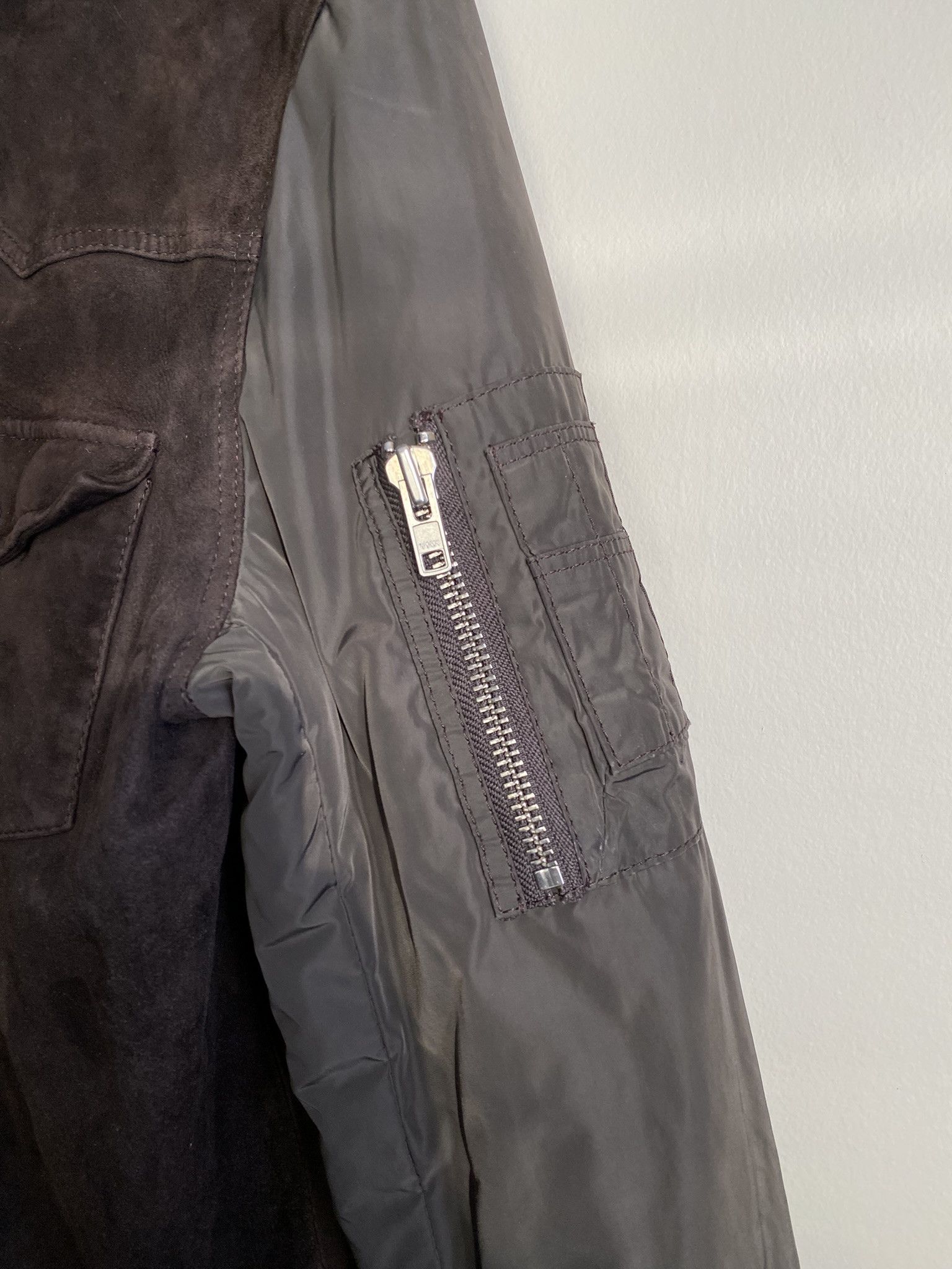 Martin Asbjorn FW16 Hybrid Leather Bomber Jacket Size US M / EU 48-50 / 2 - 10 Thumbnail