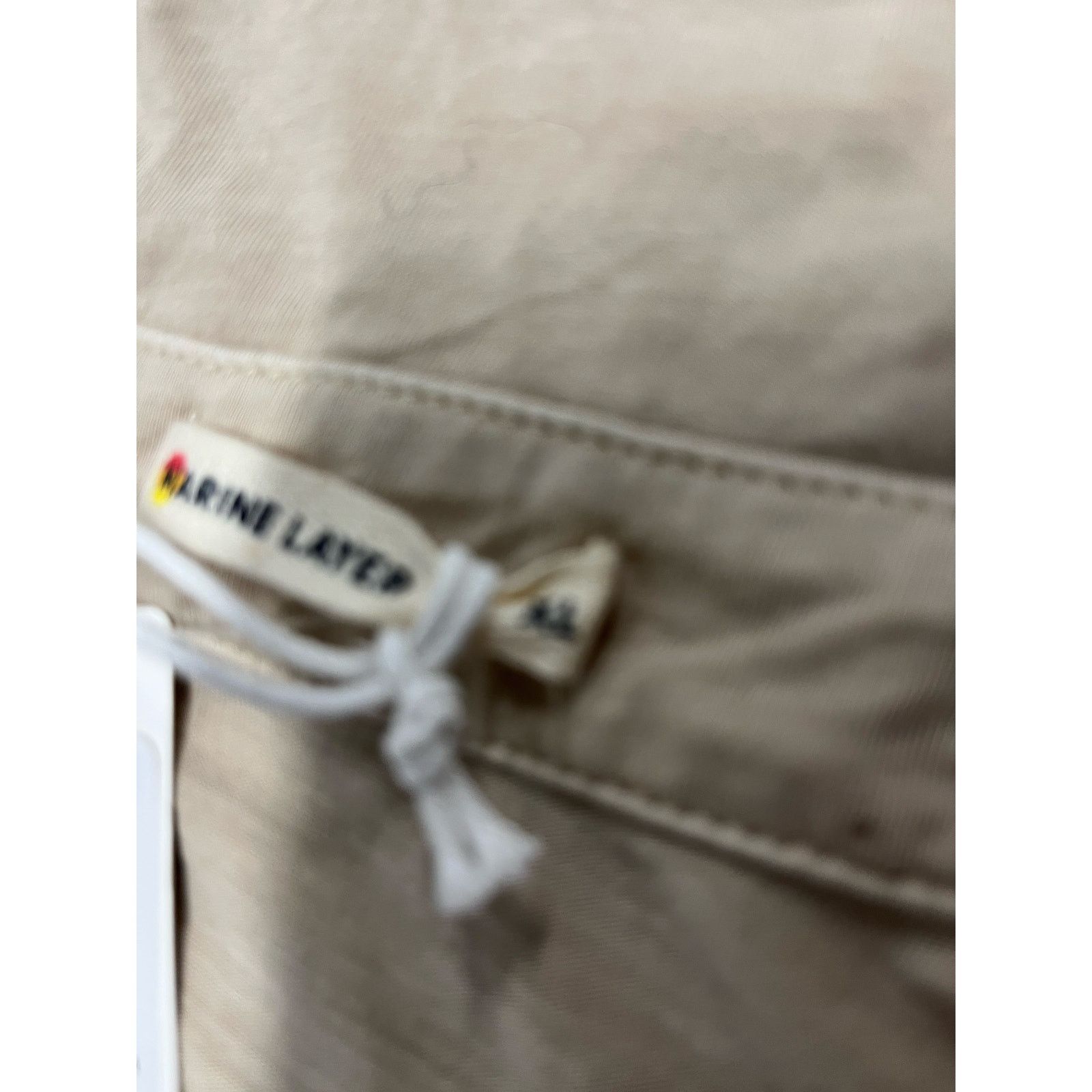 Marine Layer Marine Layer Sea Change Cotton Polo Shirt Sand Men Size L Size US L / EU 52-54 / 3 - 4 Thumbnail