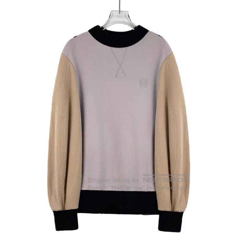 Loewe Loewe Contrast Logo Embroidered Cotton Long Sleeve Sweatsh Size M / US 6-8 / IT 42-44 - 1 Thumbnail