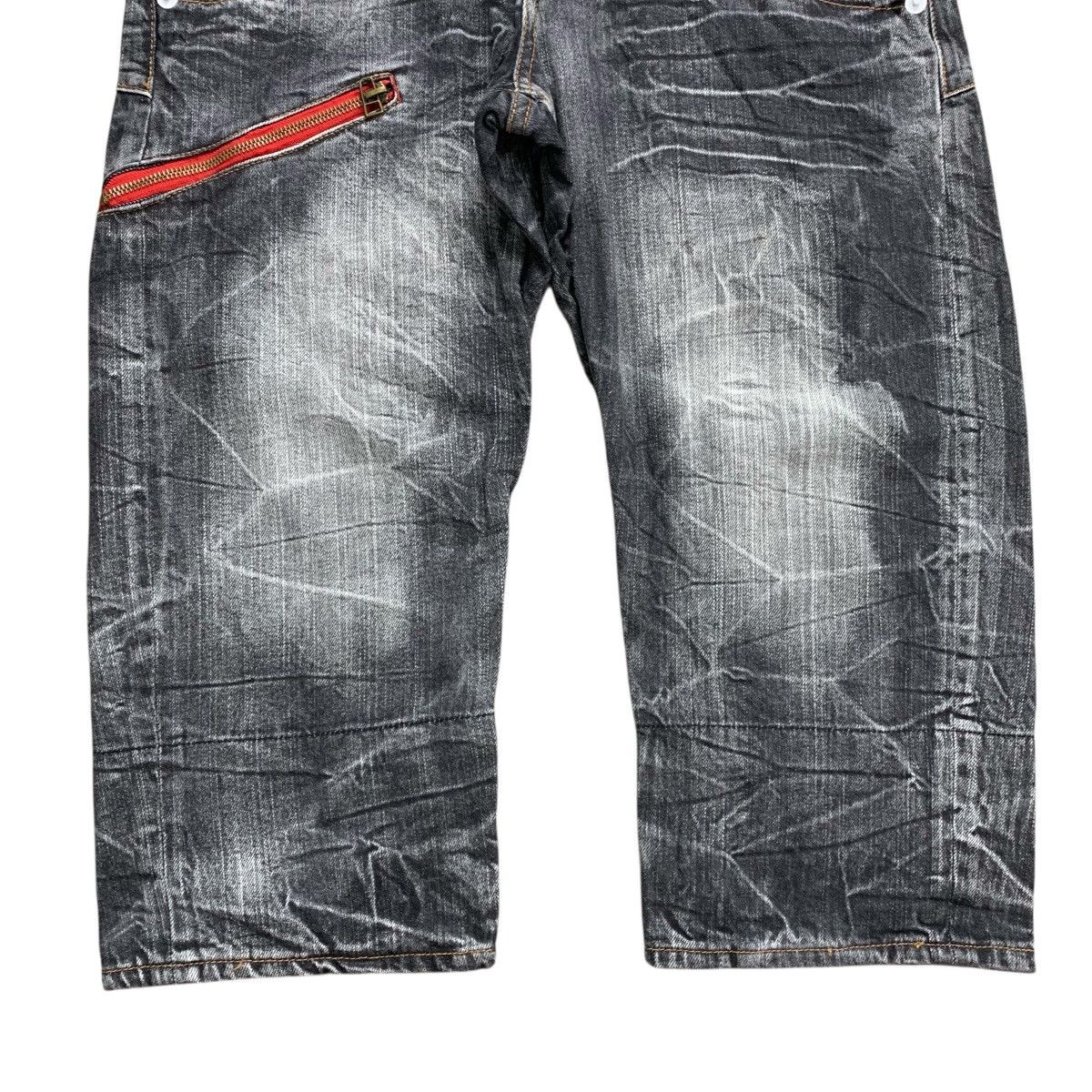 If Six Was Nine × Japanese Brand × Le Grande Bleu (L.G.B.) Lgb Style 2000’s Jack Serika Double Waist Jorts Denim Pants Size US 29 - 3 Thumbnail