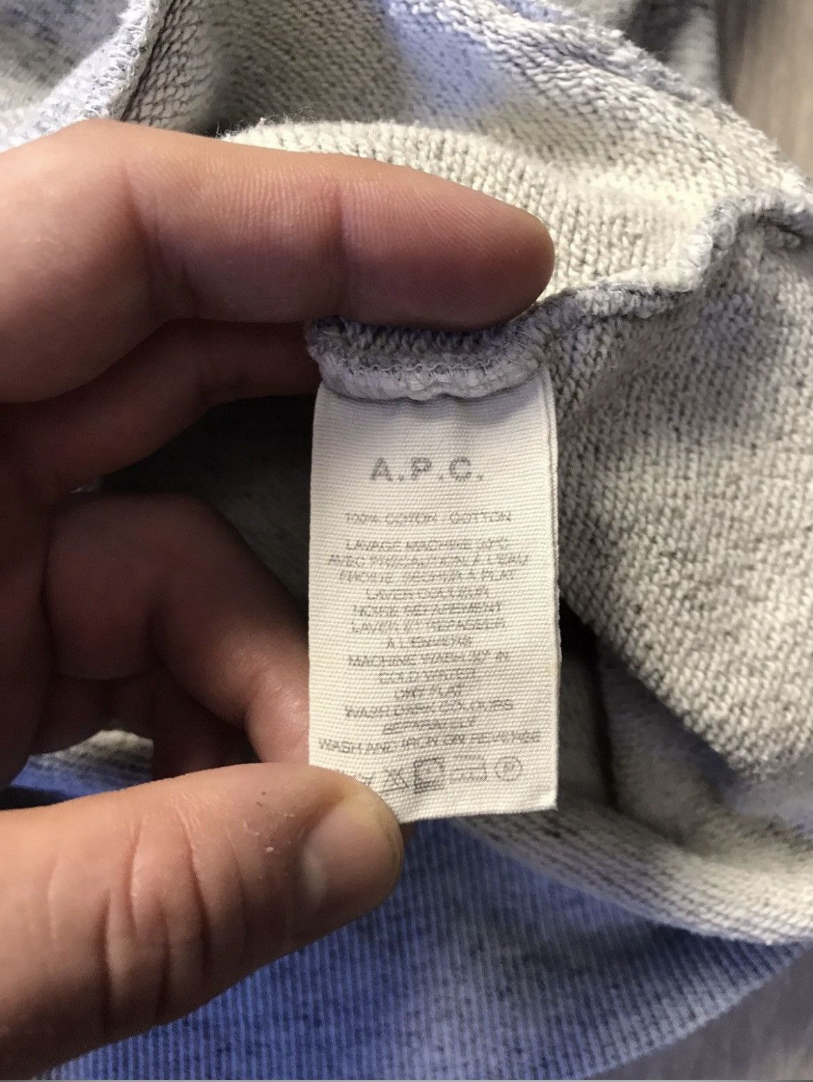 A.P.C. A.P.C. Melange Grey crewneck sweatshirt Size US M / EU 48-50 / 2 - 6 Thumbnail