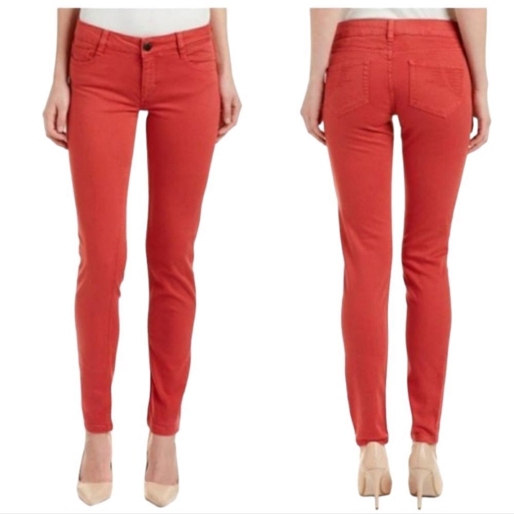 Maje Maje Broder Tomette Skinny Jeans Size 24 Red NWT Size 24" / US 00 / IT 34 - 2 Thumbnail