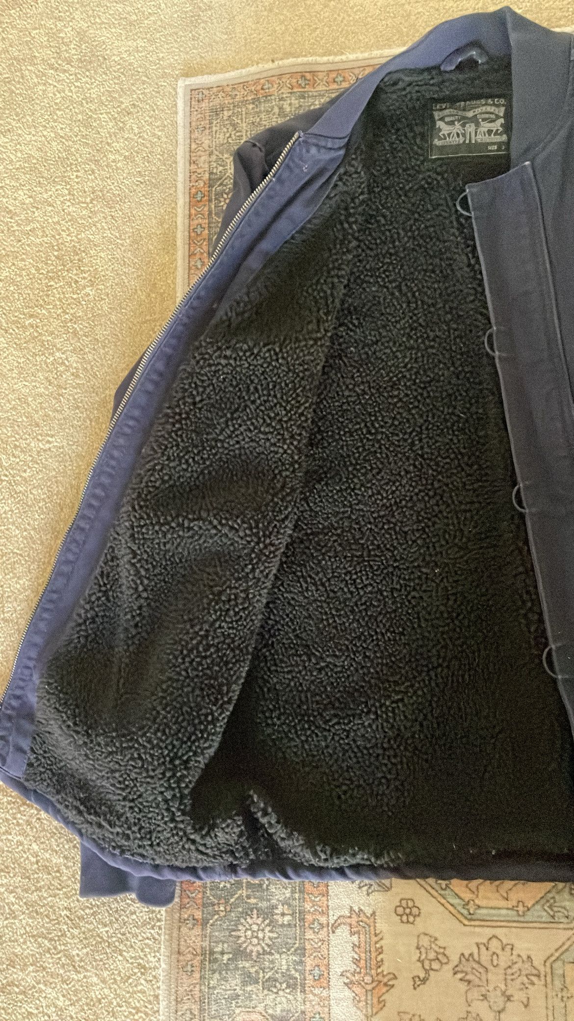 Levi's Levi's Deck Bomber Sherpa-Lined Jacket (S) Size US S / EU 44-46 / 1 - 3 Thumbnail