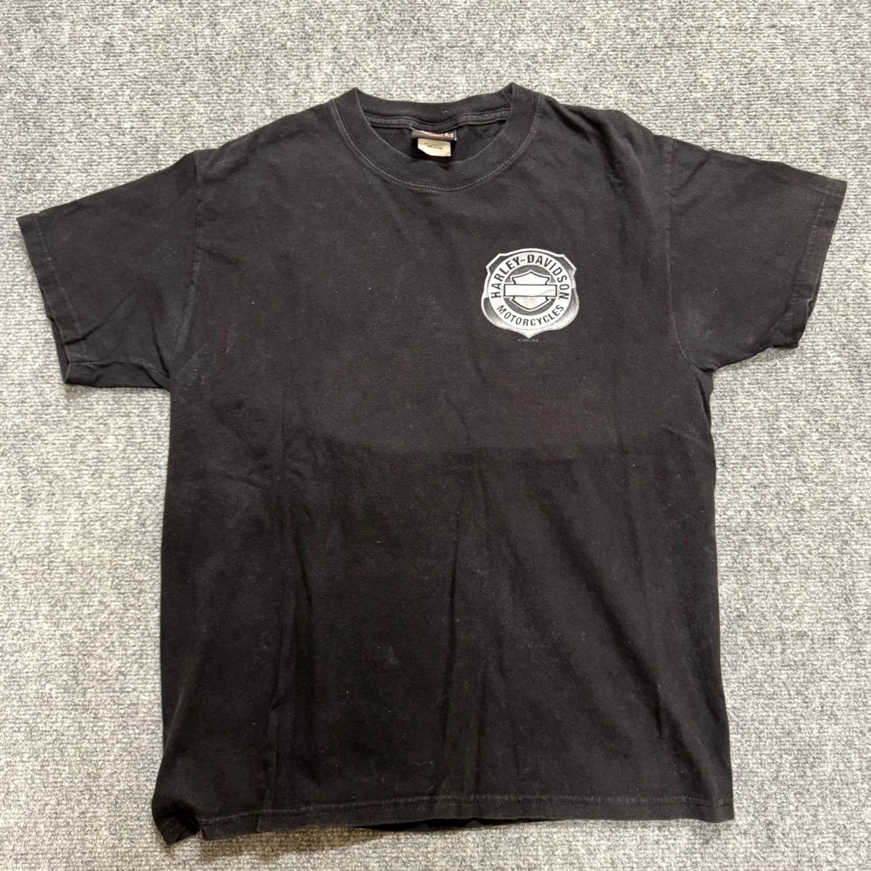 Harley Davidson VINTAGE Harley Davidson T-shirt M Black Men's Y2K Grunge Aspen Eagle Shirt Size US M / EU 48-50 / 2 - 3 Thumbnail
