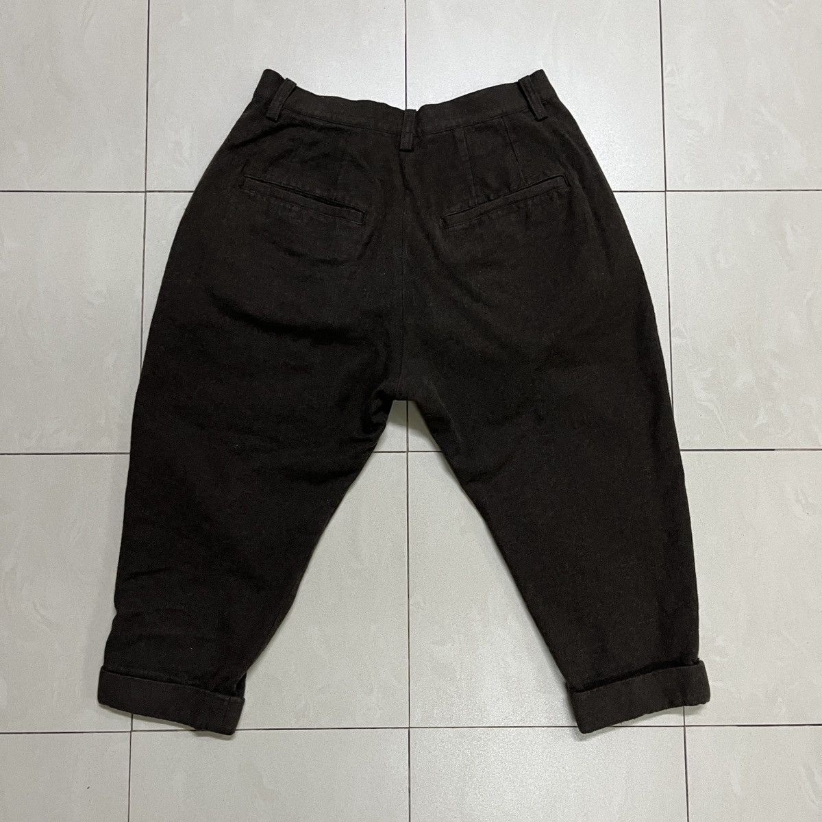 Issey Miyake × Ne-Net × Sunao Kuwahara Vintage Sunaokuwahara Balloon Wool Shorts Size 28" / US 6 / IT 42 - 11 Thumbnail