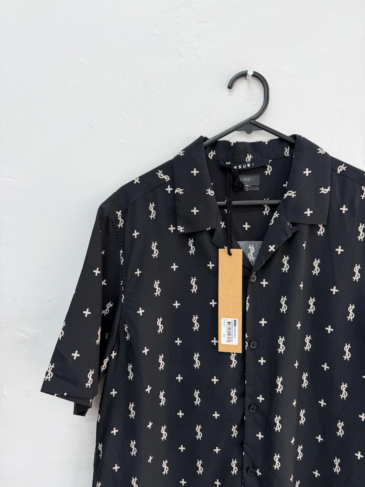 Ksubi new ksubi medium m short sleeve resort shirt allstar black Size US M / EU 48-50 / 2 - 1 Thumbnail