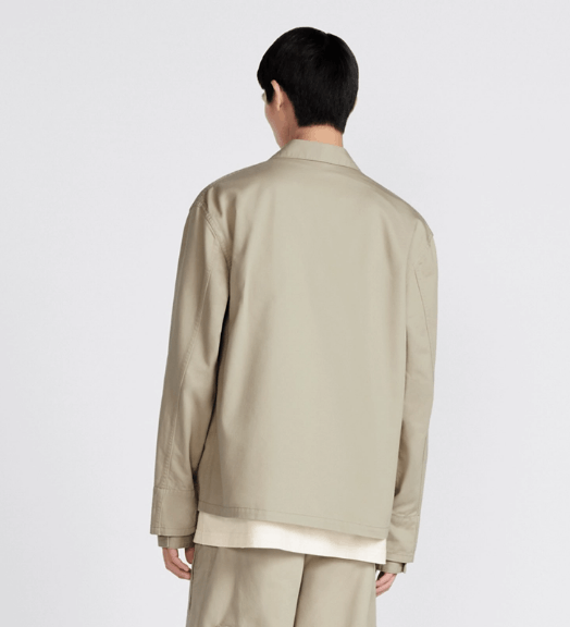 Dior o1w1db10525 483D48 Coach Jacket in Beige Size US M / EU 48-50 / 2 - 6 Thumbnail