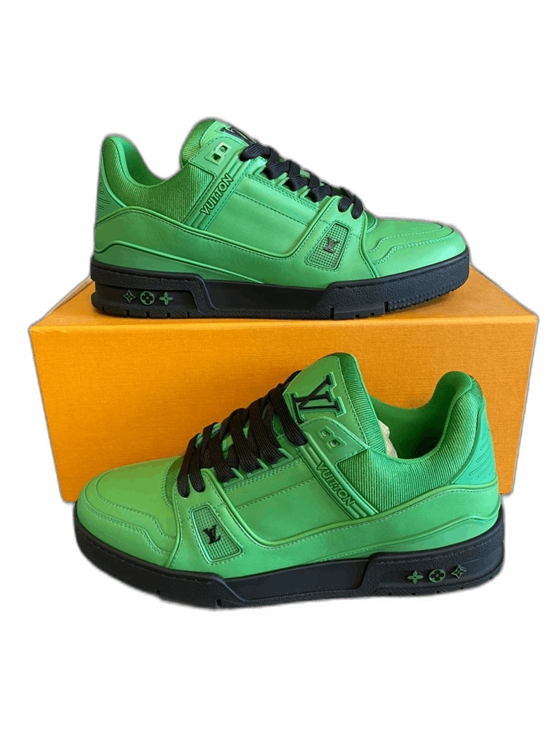 Louis Vuitton LOUIS VUITTON Trainer Fashion Sneakers for Men-yf Size US 10 / EU 43 - 1 Thumbnail