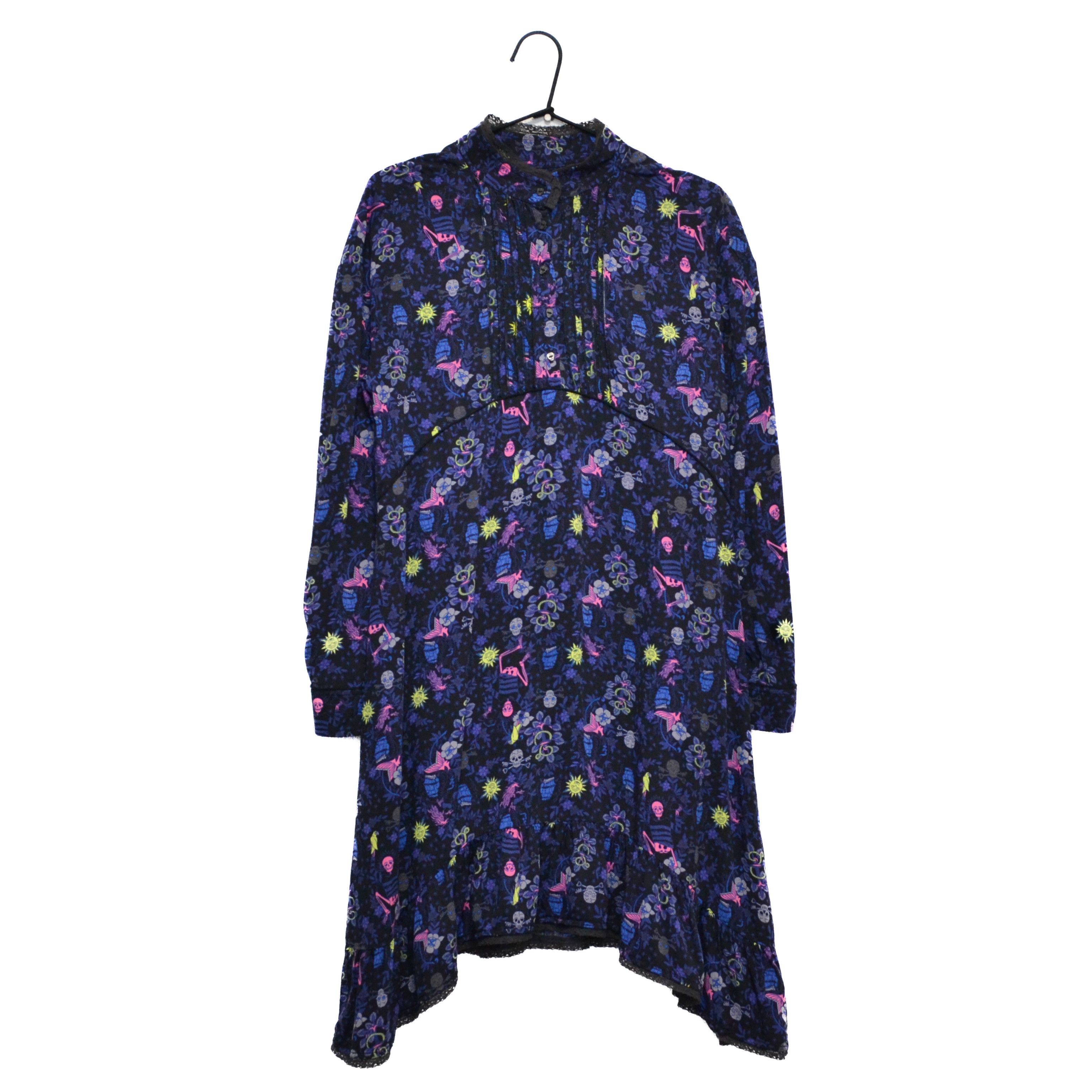 Zadig & Voltaire Zadig&Voltaire Karolina Skull Abstract Pattern Dress Size S / US 4 / IT 40 - 1 Thumbnail