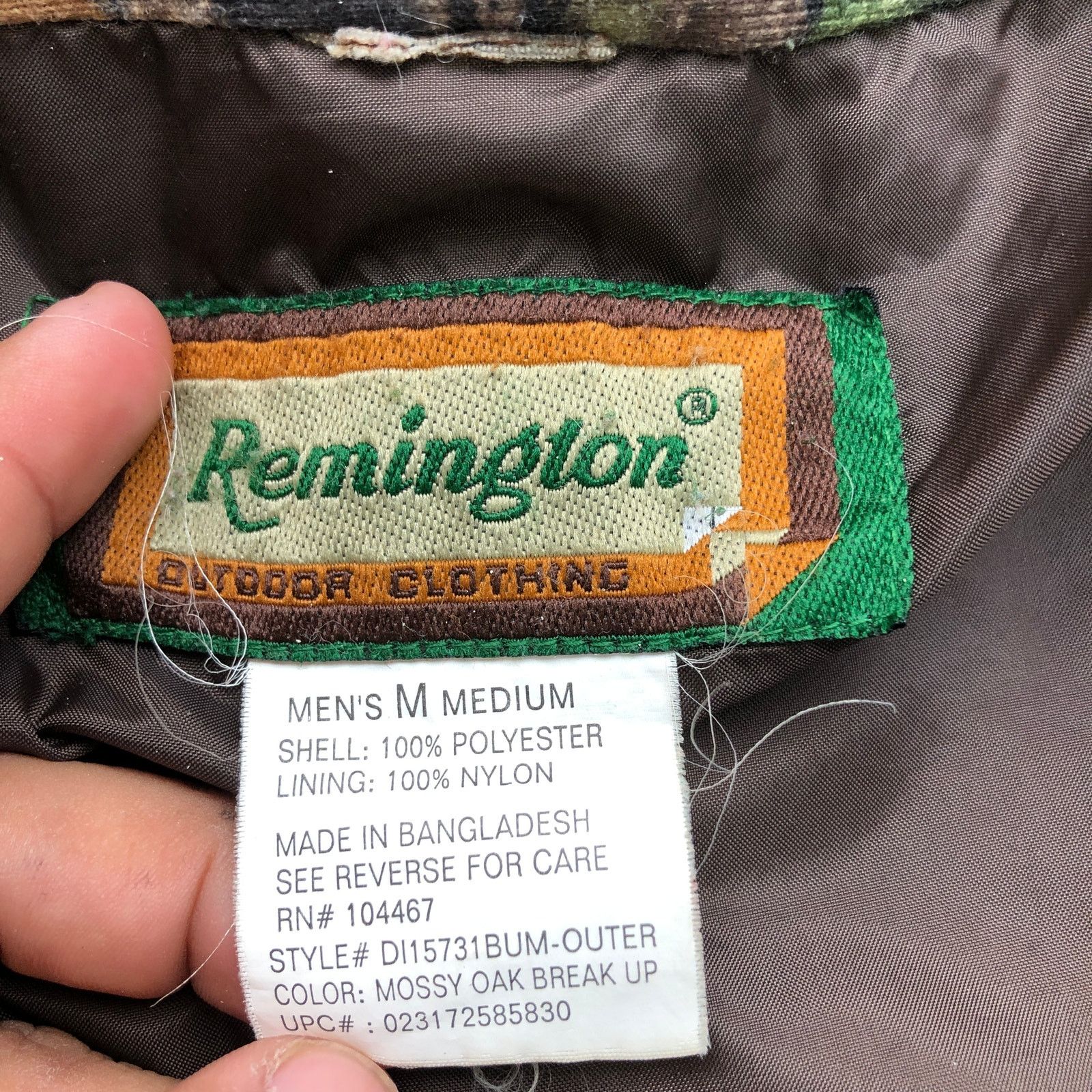Other Remington Mossy Oak Break Up Hunting Jacket Men's M Green Size US M / EU 48-50 / 2 - 3 Thumbnail