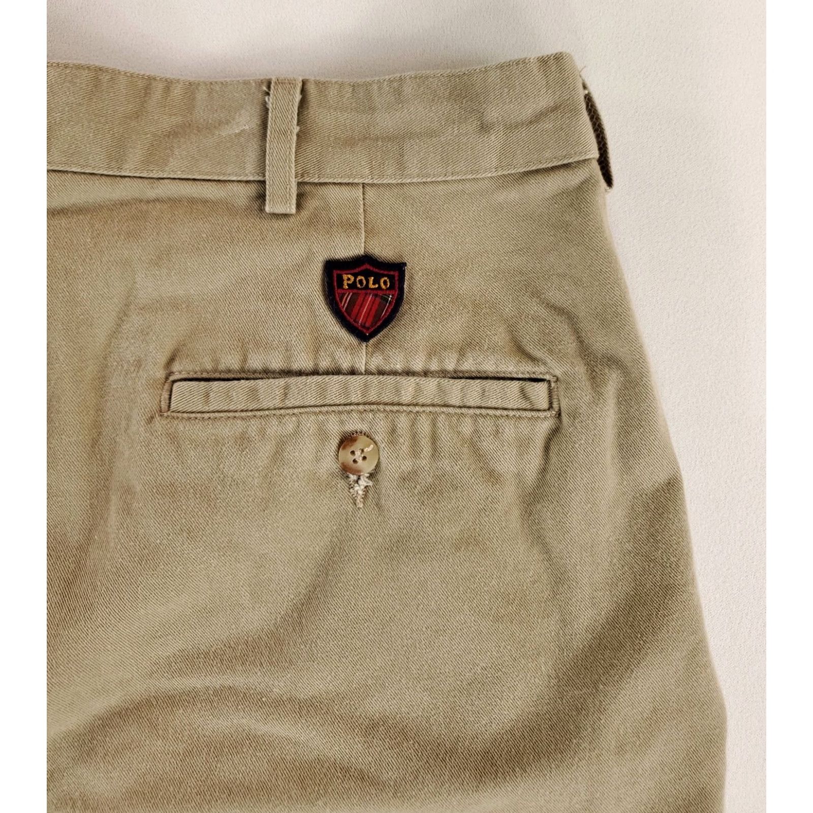 Polo Ralph Lauren VTG Polo Ralph Lauren Golf Shorts Pleated Tan Mens 35 Chino 90s Classic Brown Polo Ralph Lauren Mens Shorts Size US S / EU 44-46 / 1 - 4 Thumbnail