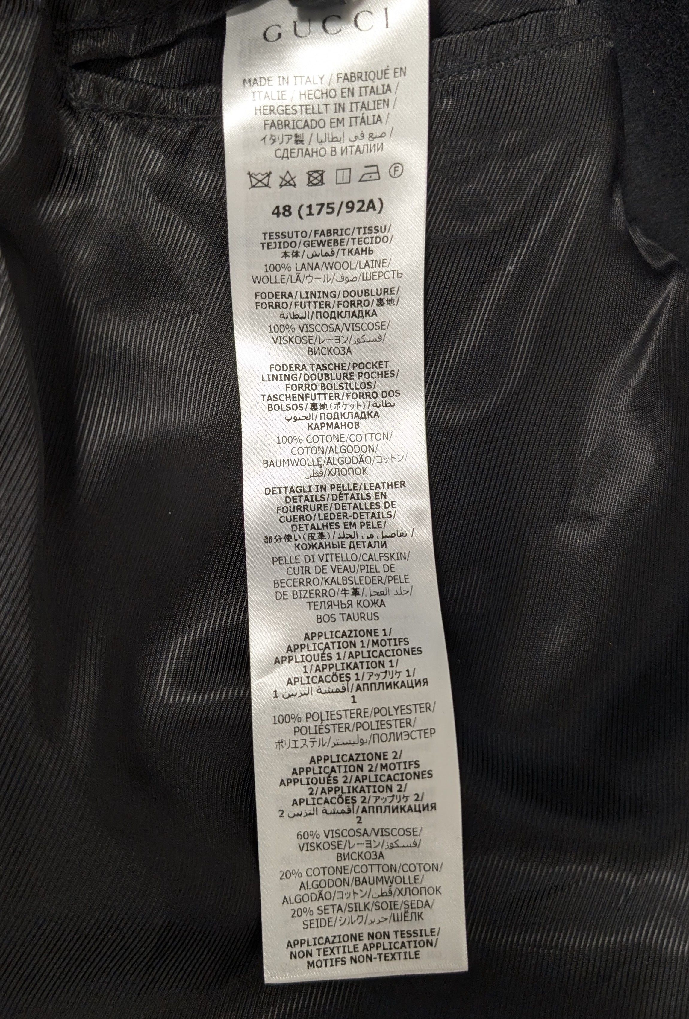 Gucci Gucci college jacket Size US M / EU 48-50 / 2 - 8 Thumbnail