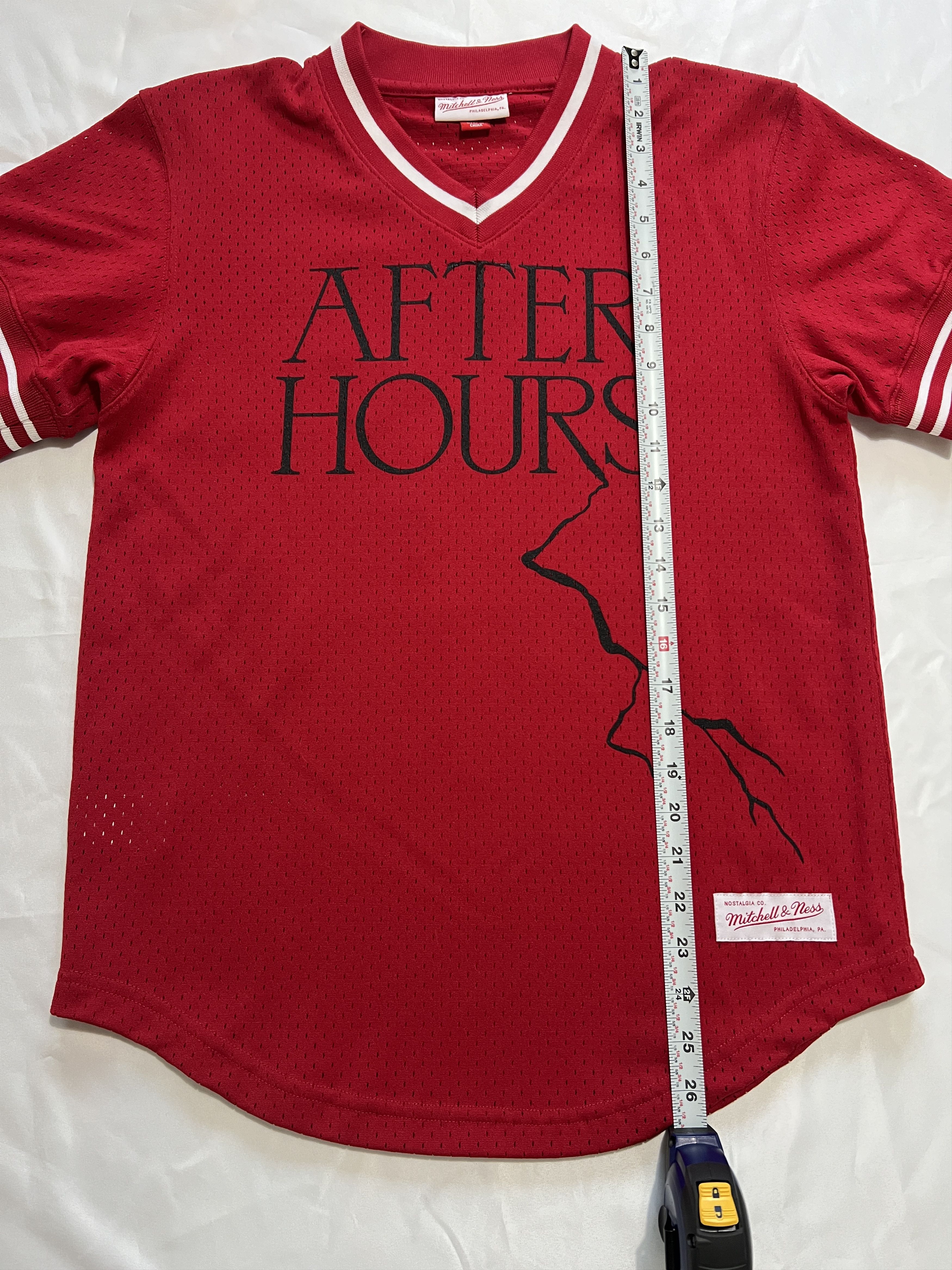 Mitchell & Ness The Weeknd x Mitchell & Ness After Hours Baseball Jersey Size US S / EU 44-46 / 1 - 7 Thumbnail