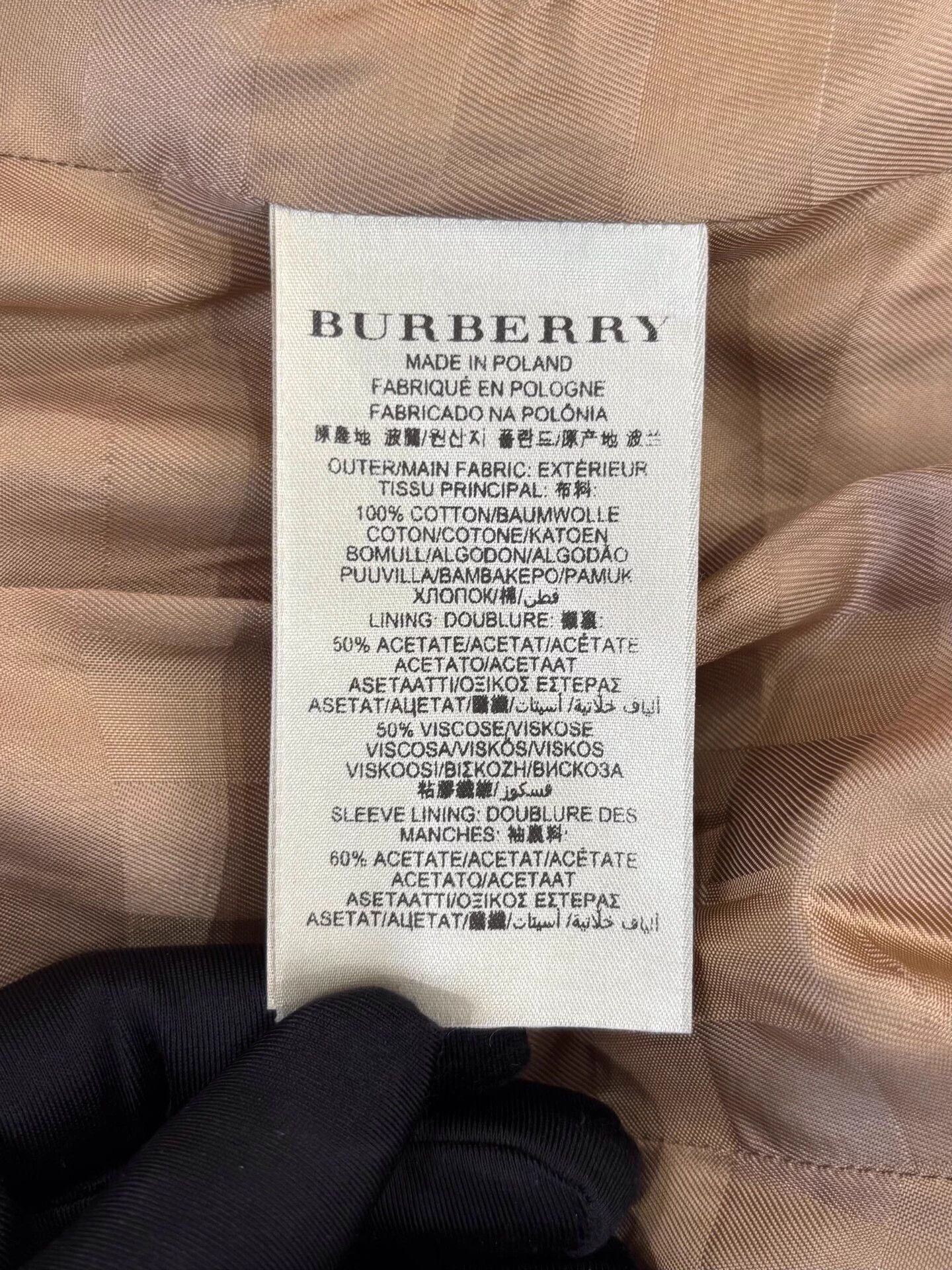 Burberry Burberry Trench Women's Khaki Horseferry Check UK8 Size S / US 4 / IT 40 - 7 Thumbnail