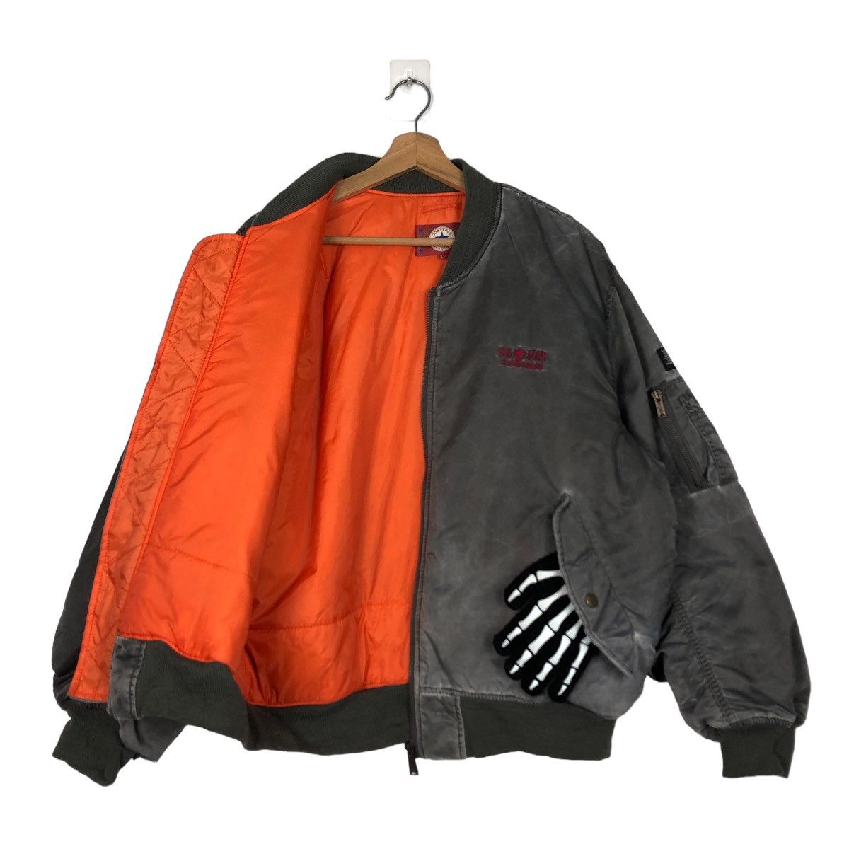 Converse 🔥90’s Riot Riot Converse All Star Boston Mass Bomber Jacket Size US L / EU 52-54 / 3 - 9 Thumbnail