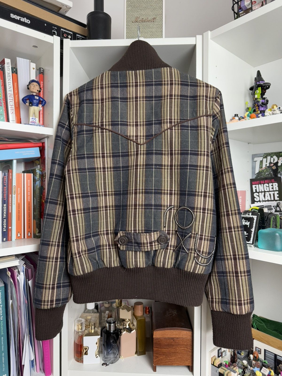 Quiksilver × Vintage Vintage y2k Quiksilver Roxy checked cropped jacket S archive Size S / US 4 / IT 40 - 2 Thumbnail