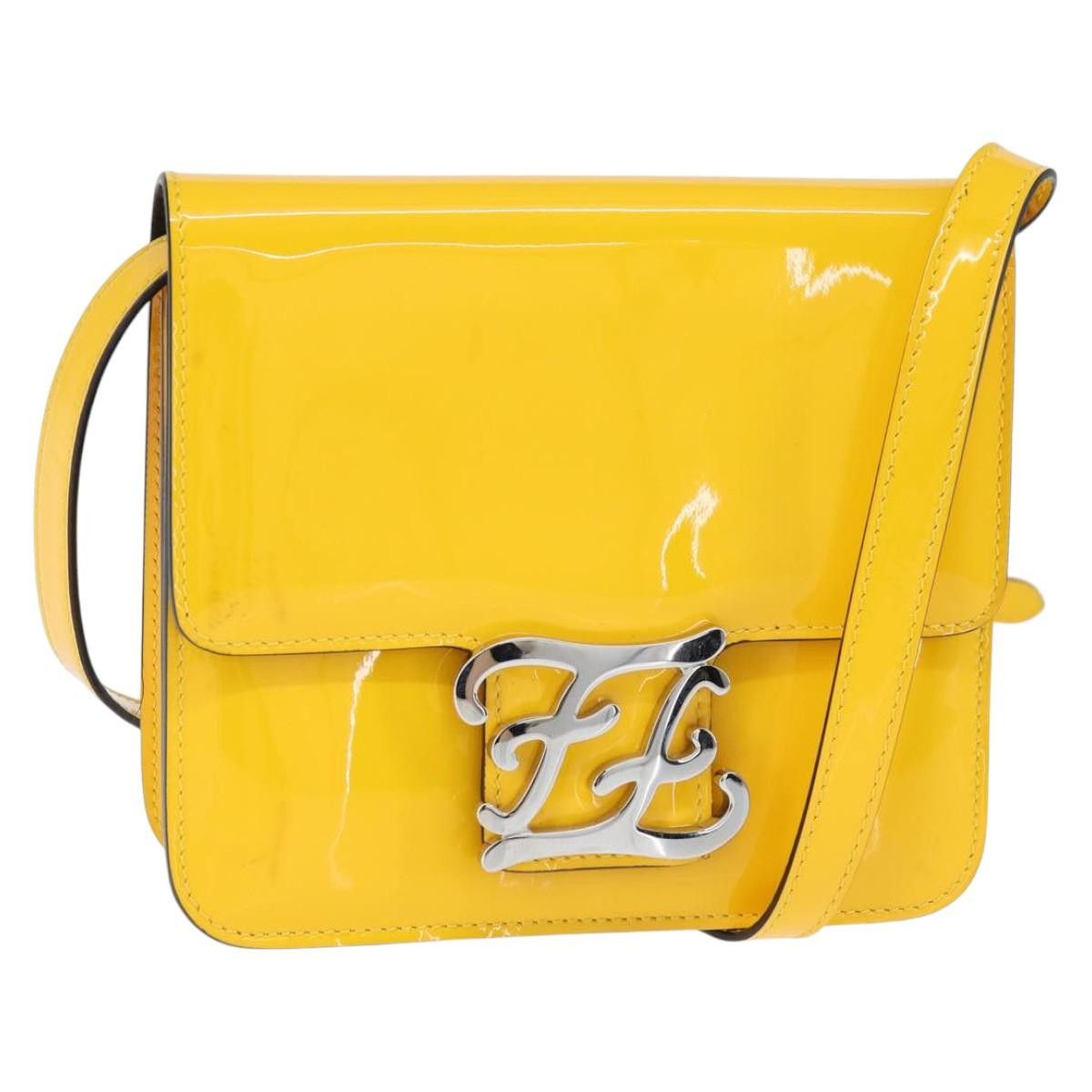 Fendi Fendi Karligraphy Crossbody Bag Patent Size ONE SIZE - 1 Thumbnail