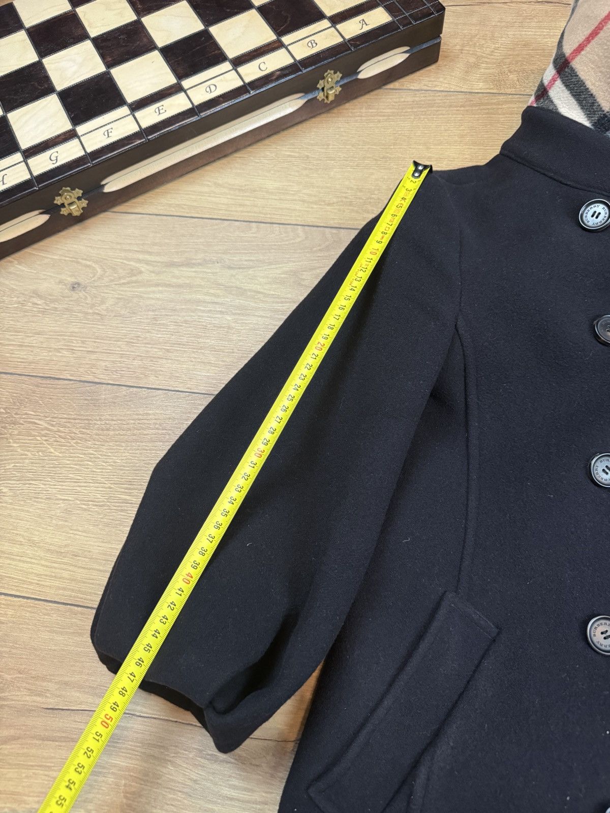 Burberry Wool coat trench Burberry original streetwear luxury item Size XS / US 0-2 / IT 36-38 - 7 Thumbnail