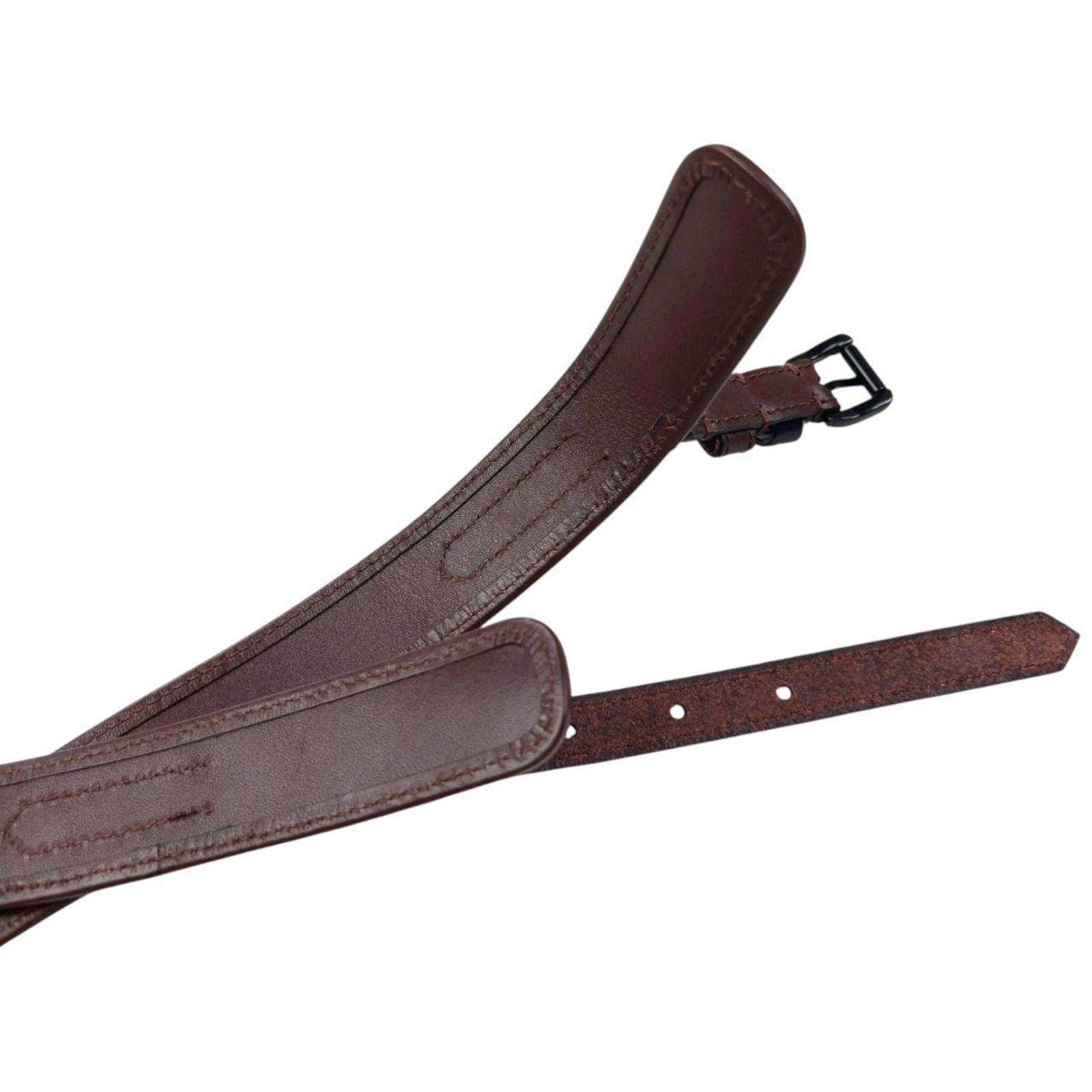 Burberry Vintage 2000s Burberry Nova Check Leather Belt Size W34 Size ONE SIZE - 6 Thumbnail
