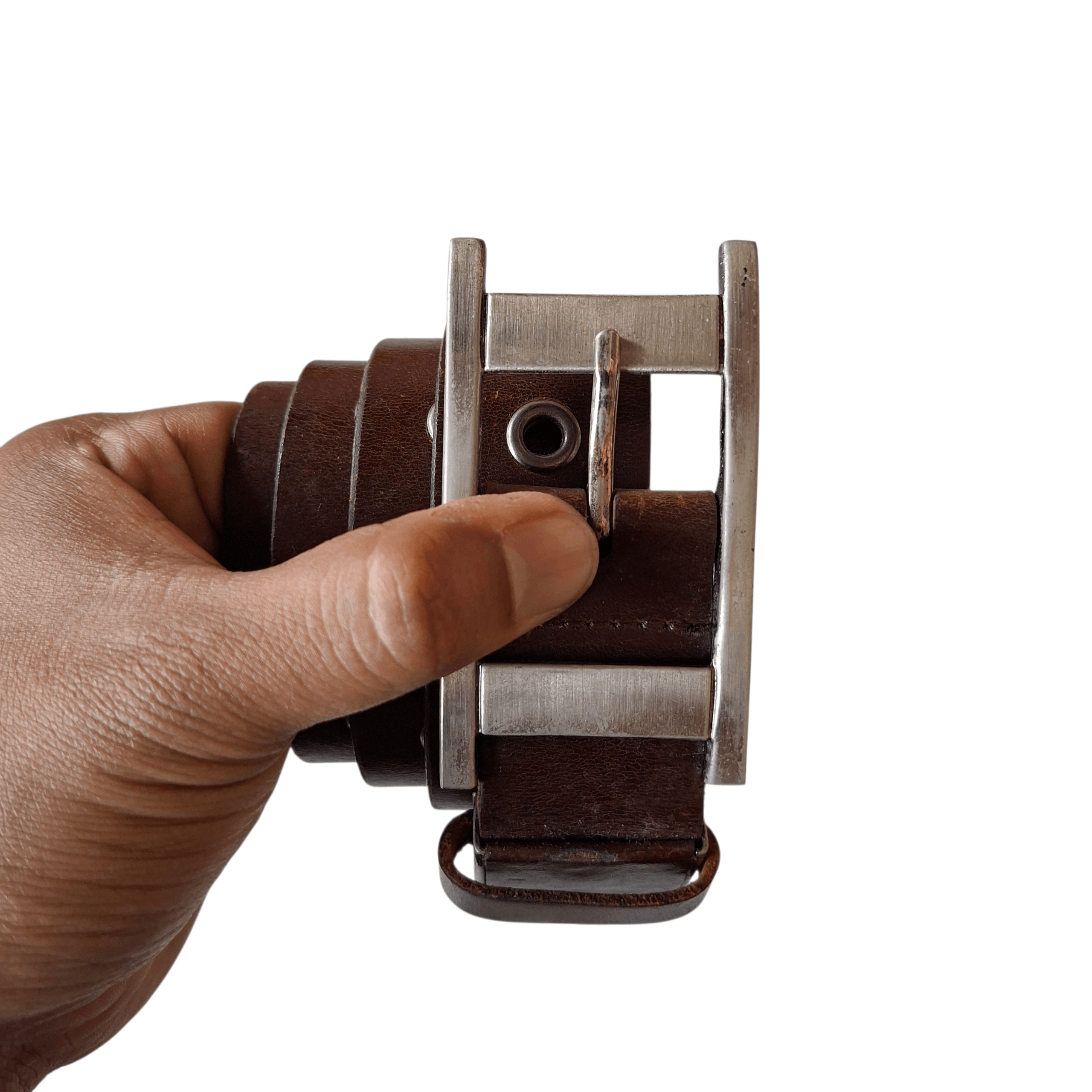 Tornado Mart ☠️ Comme ca ism garrison hole ring punk rock leather belt Size ONE SIZE - 1 Thumbnail