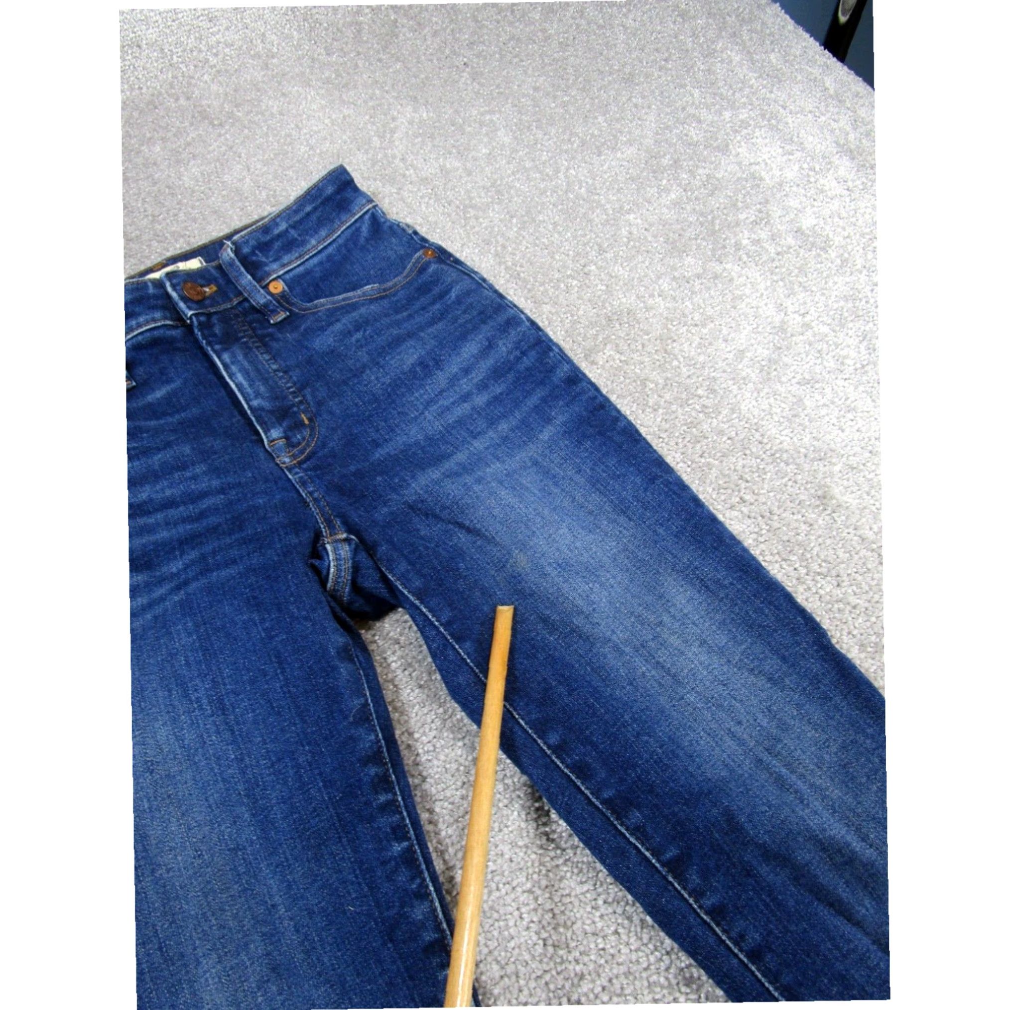 Madewell Madewell Womens Curvy Skinny Jeans Dark Wash Extra Large XL Size 42" / US 20 - 2 Thumbnail