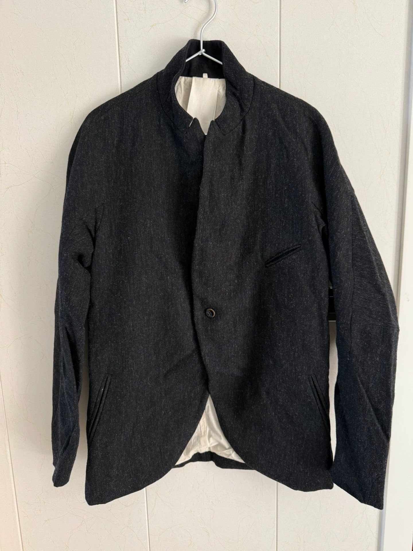 Ziggy Chen Ziggy Chen Wool-Linen SB Collar Jacket (PH Alt) 50 Size US M / EU 48-50 / 2 - 1 Thumbnail