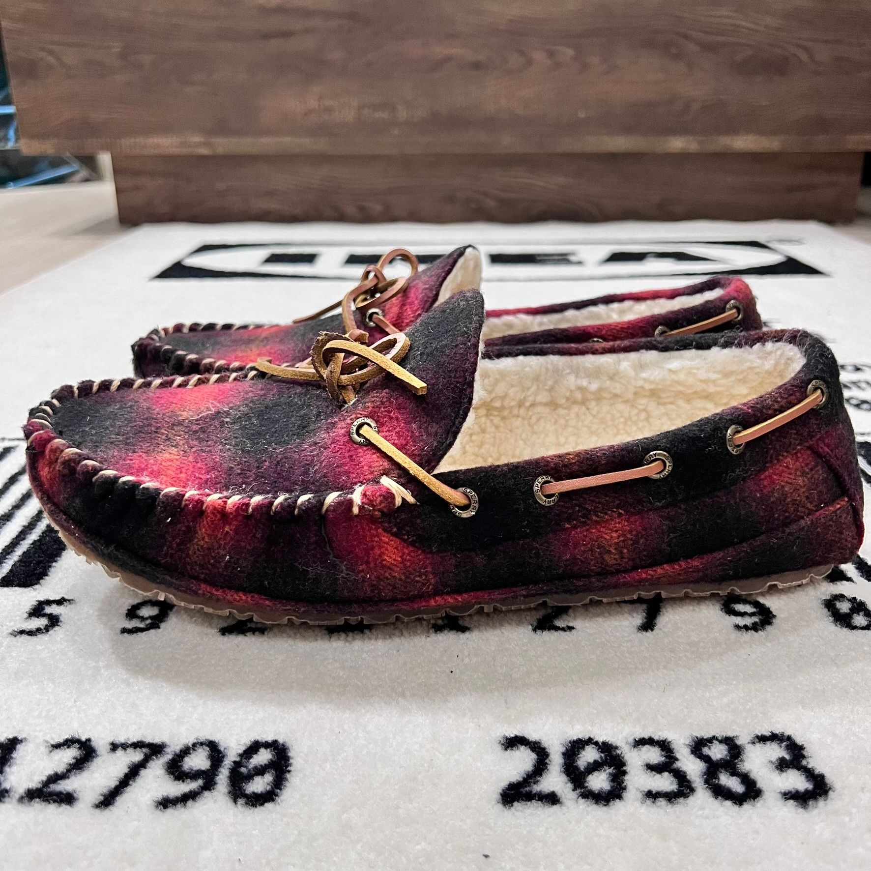 Sperry Sperry Top-Sider Brandon Moccasin Plaid Slipper Shoes Size US 11 / EU 44 - 1 Thumbnail