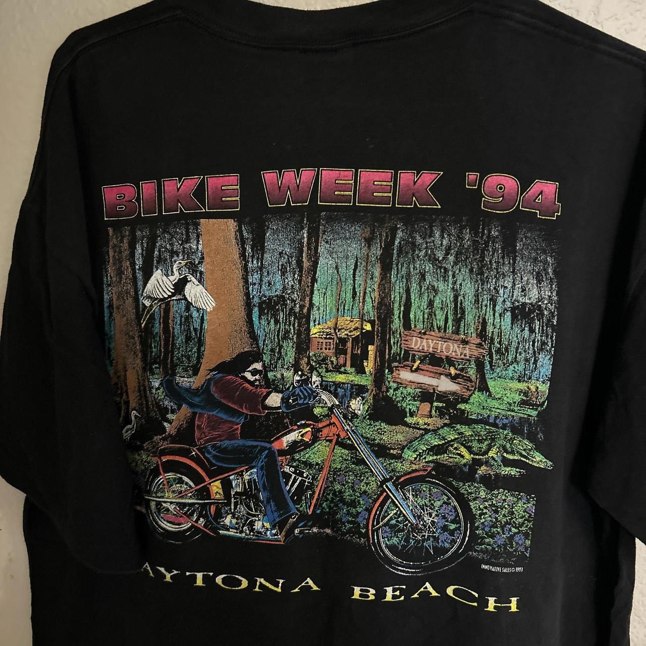 Vintage Daytona Beach Bike Week 1994 black Size XL