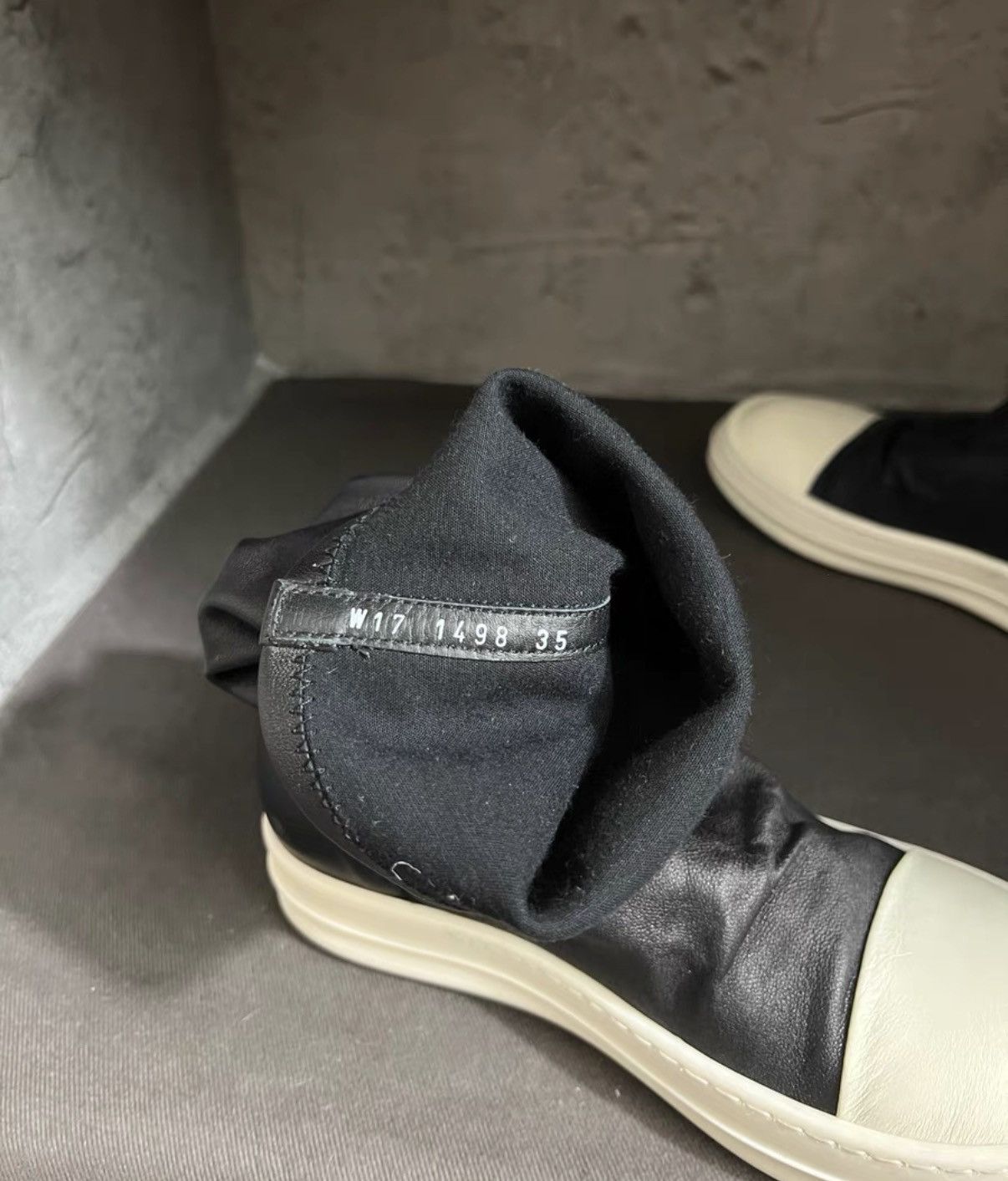 Rick Owens Rick Owens Mainline 17FW LNSP Lambskin Mid-Calf Boots Size US 5 / IT 35 - 7 Thumbnail