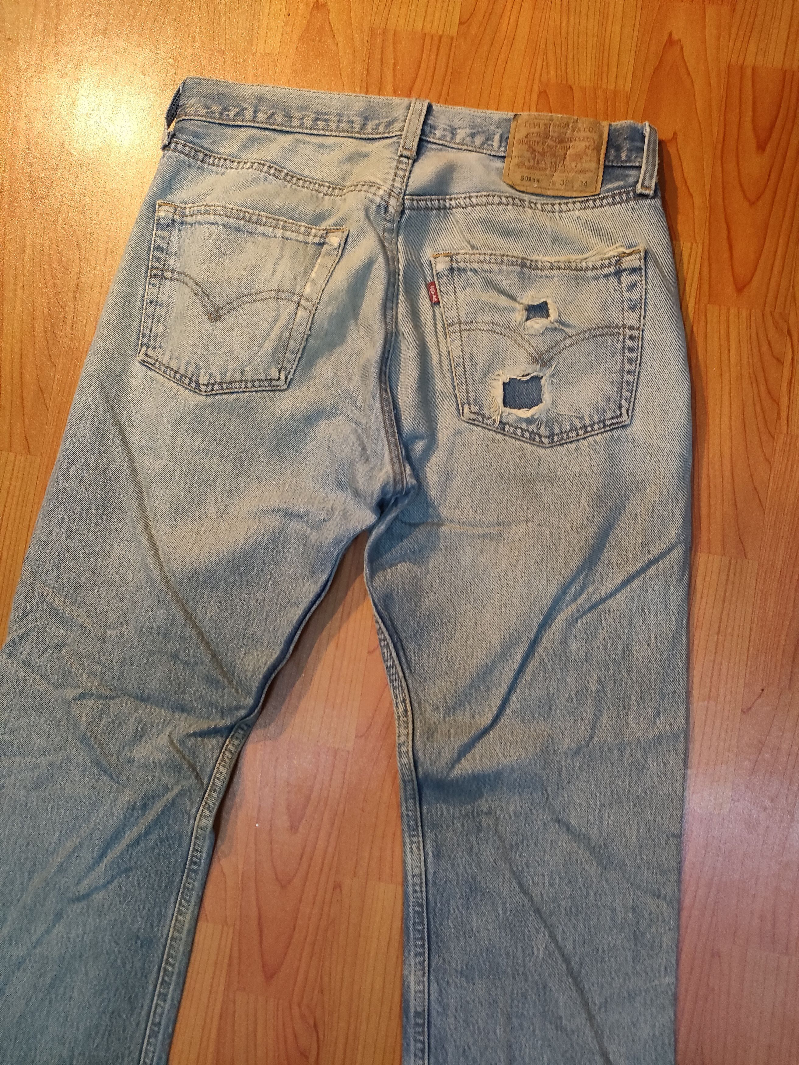 Levi's Vintage Clothing × Vintage Vintage Distressed Distressed 501xx Size US 32 / EU 48 - 3 Thumbnail