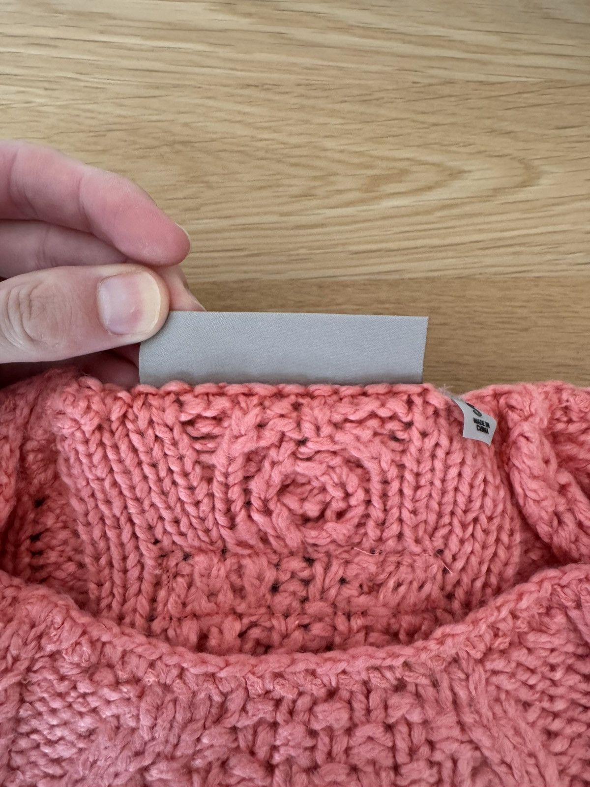 Essentials Fear of God Essentials CORAL Cable Knit S BNWT Size US S / EU 44-46 / 1 - 4 Thumbnail