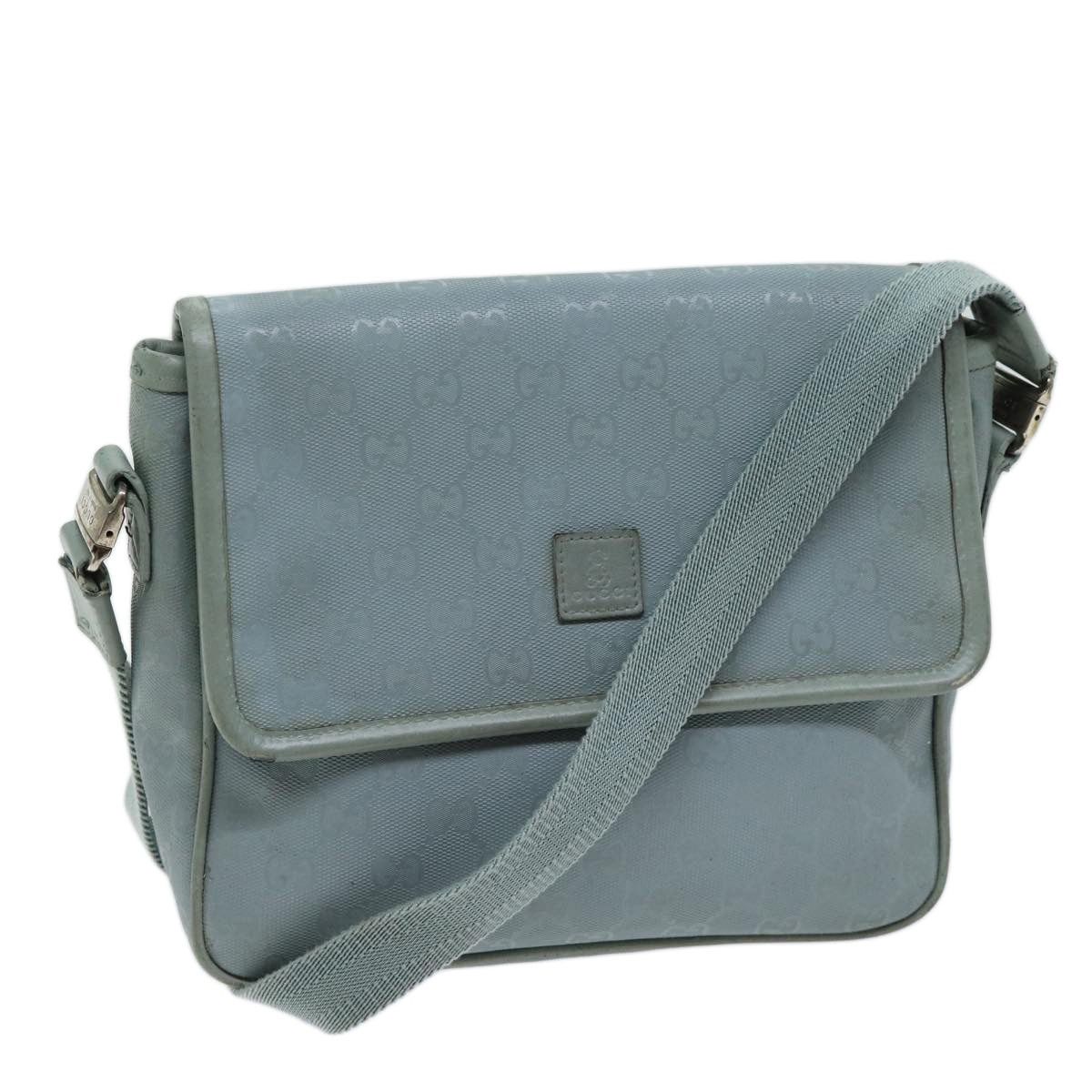 Gucci GG Implementation Shoulder Bag Light Blue, Women's