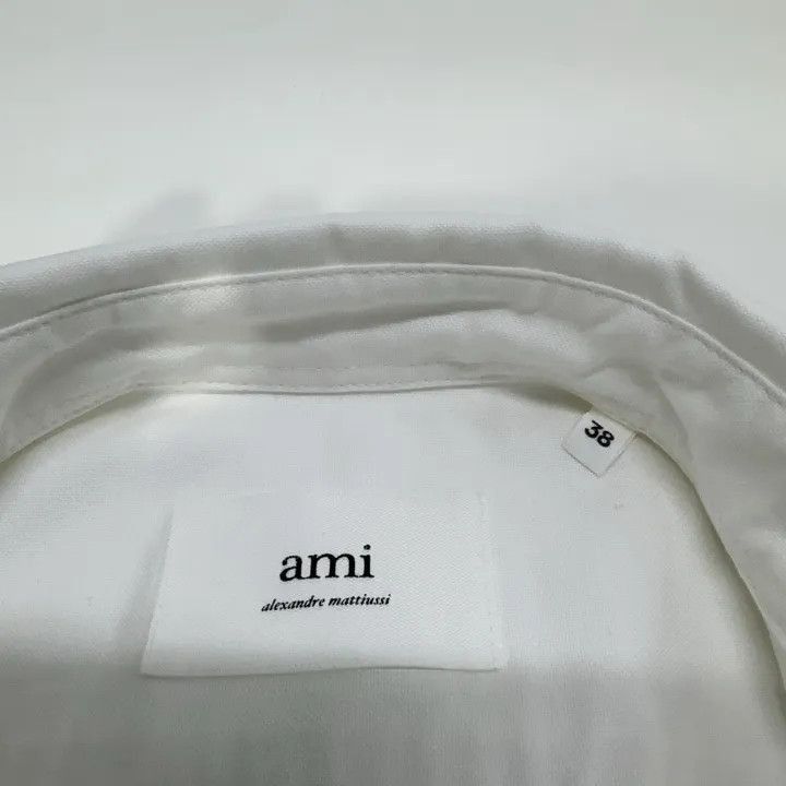 AMI AMIPARIS Logo Long Sleeve Shirt for Women -2507 Size M / US 6-8 / IT 42-44 - 5 Thumbnail