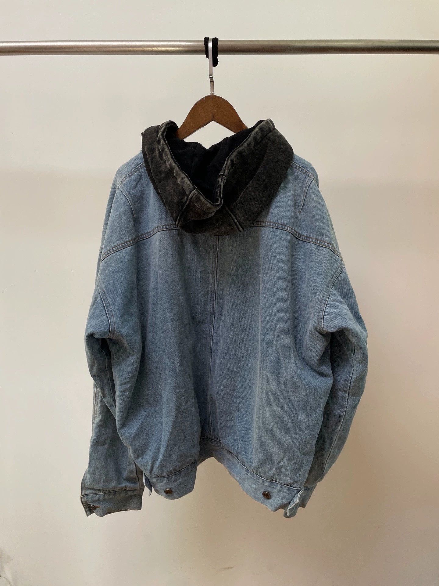 Arno De France Arnode France Washed Denim Two-Tone Jacket M Size US M / EU 48-50 / 2 - 2 Thumbnail