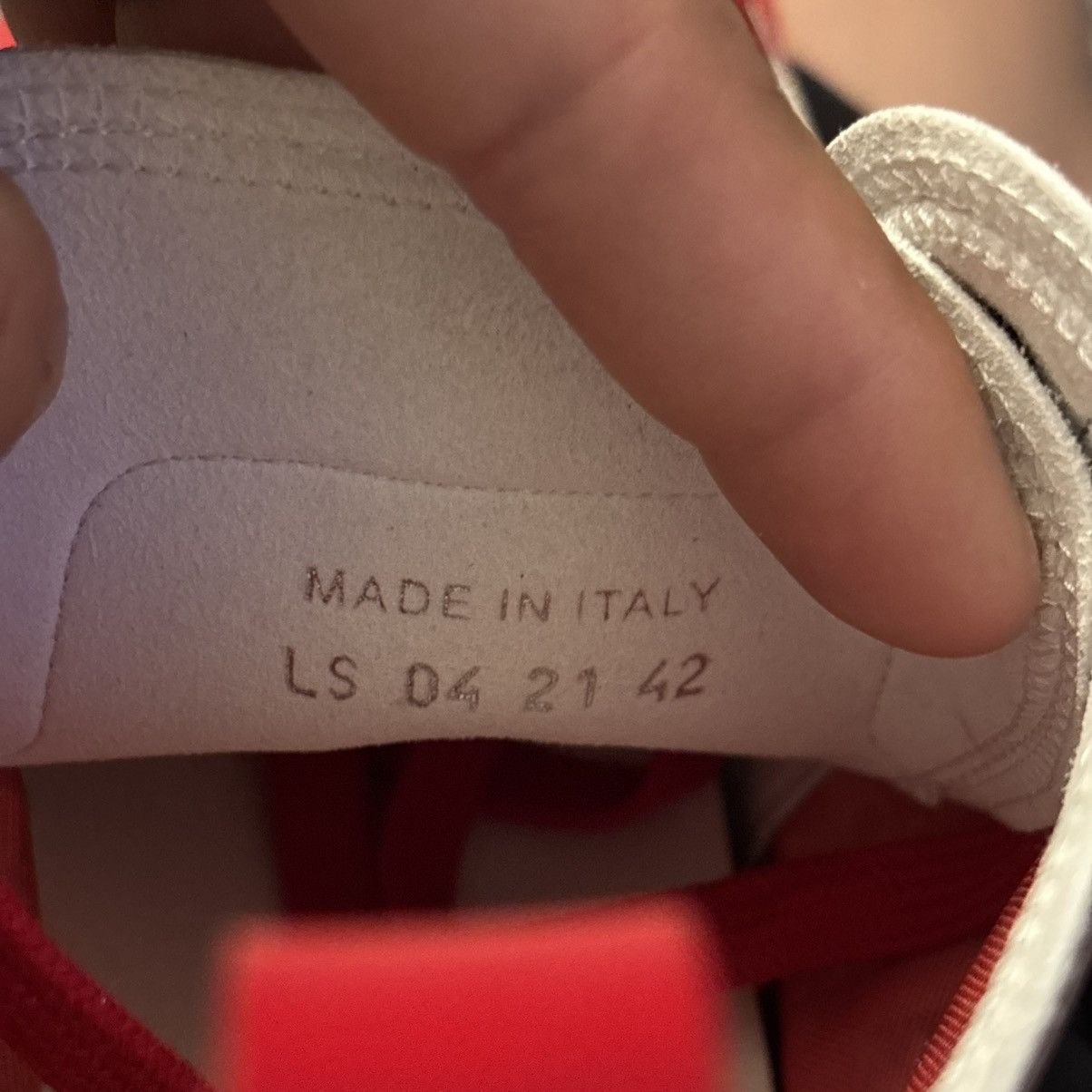 Dior Dior B23 Red Oblique High Top Sneaker Size 42 9US Brand New Size US 9 / EU 42 - 6 Thumbnail
