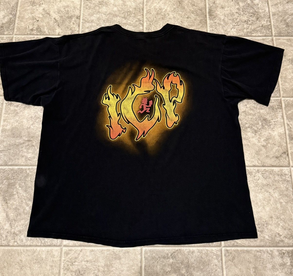 Band Tees × Vintage Rare Insane Clown Posse Thrashed T-Shirt Size US XL / EU 56 / 4 - 4 Thumbnail