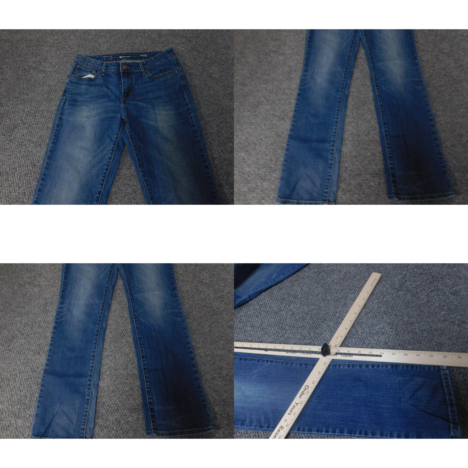 Levi's Levi's Jeans Womens Slim Straight Denim 29 Blue Classic Zipper Zip Cotton 29in Regular Inseam 29 Levi’s Demi Curve Size 29" - 8 Thumbnail