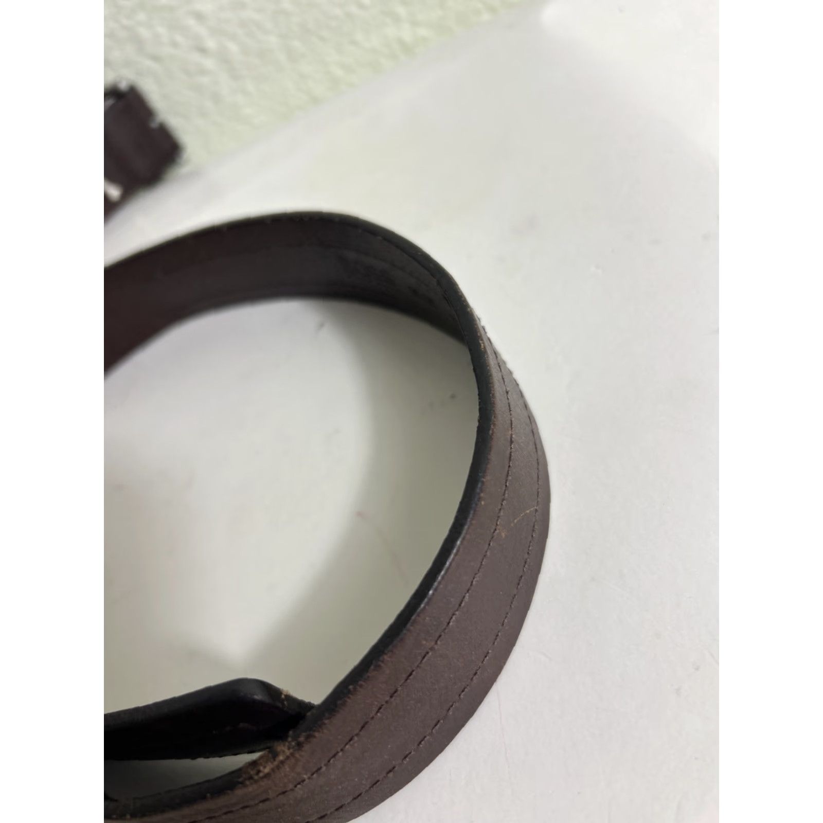 Hugo Boss HUGO BOSS Belt Leather Cow Skin Brown 30 Men Leather Belt Brown Hugo Boss Mens 30 Size 30 - 7 Thumbnail