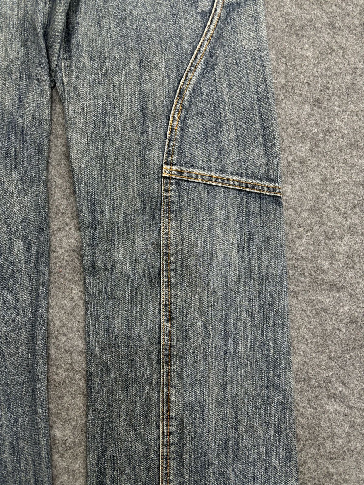 Seditionaries 💥Twsted Leg Double Waist💥Very Rare C.ien Zipper Denim F484 Size US 31 - 7 Thumbnail