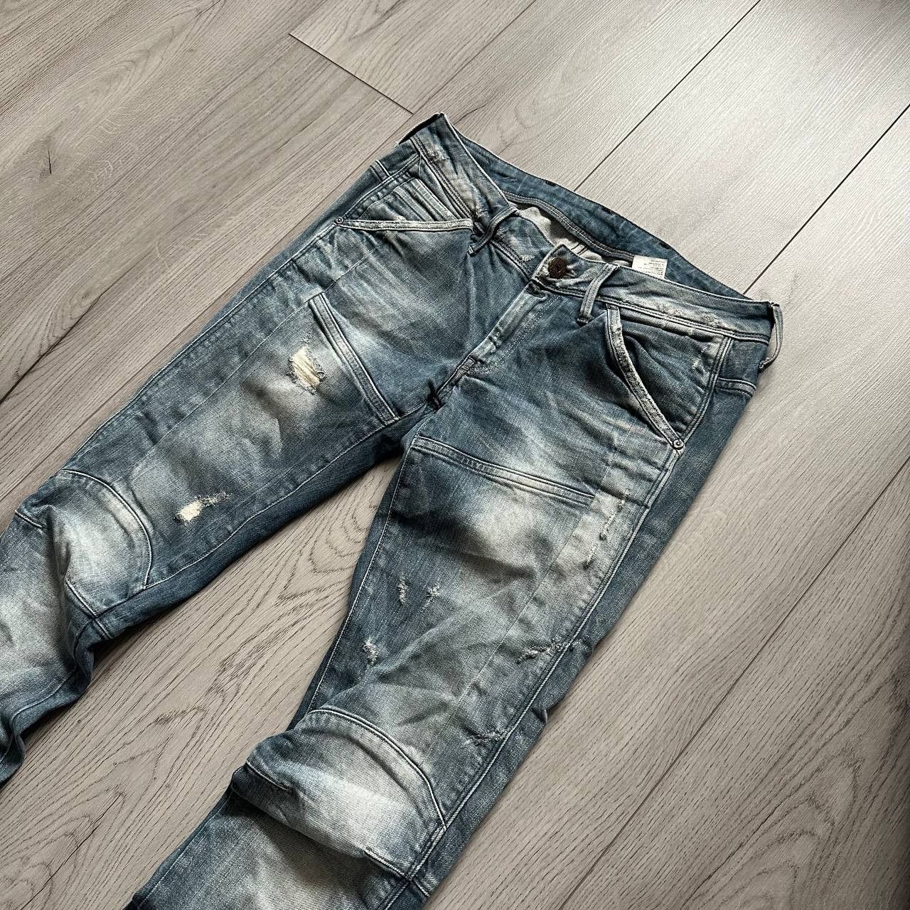 G-Star G Star Raw Knee Avant Garde Denim Jeans / Pants Size US 28 / EU 44 - 6 Thumbnail