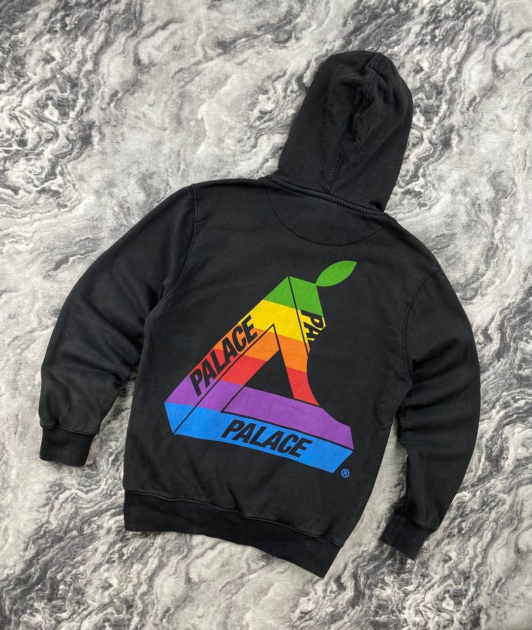 Apple × Palace Jobsworth Hood Black Palace Skateboards Hoodie